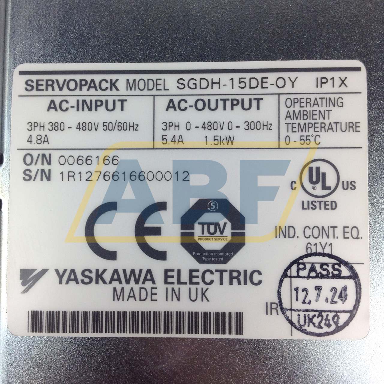 SGDH-15DE-OY Yaskawa