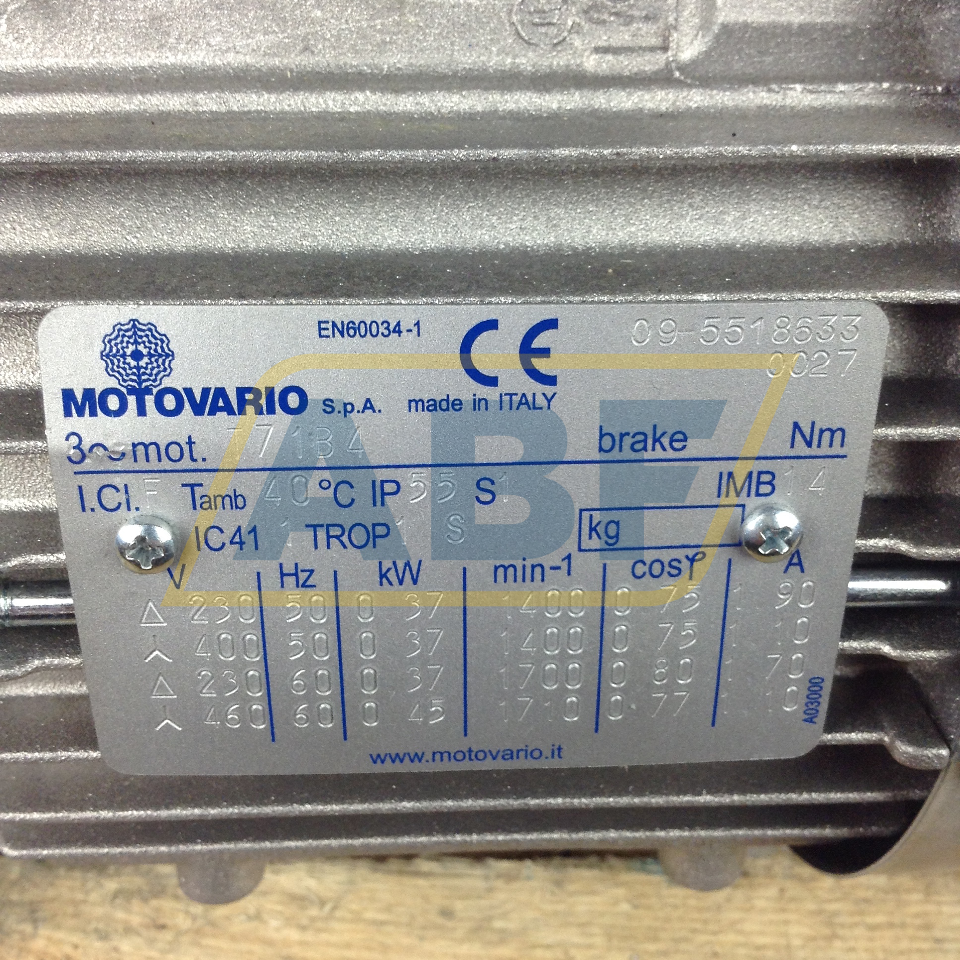 NMRV040I30-T71B4B14 Motovario