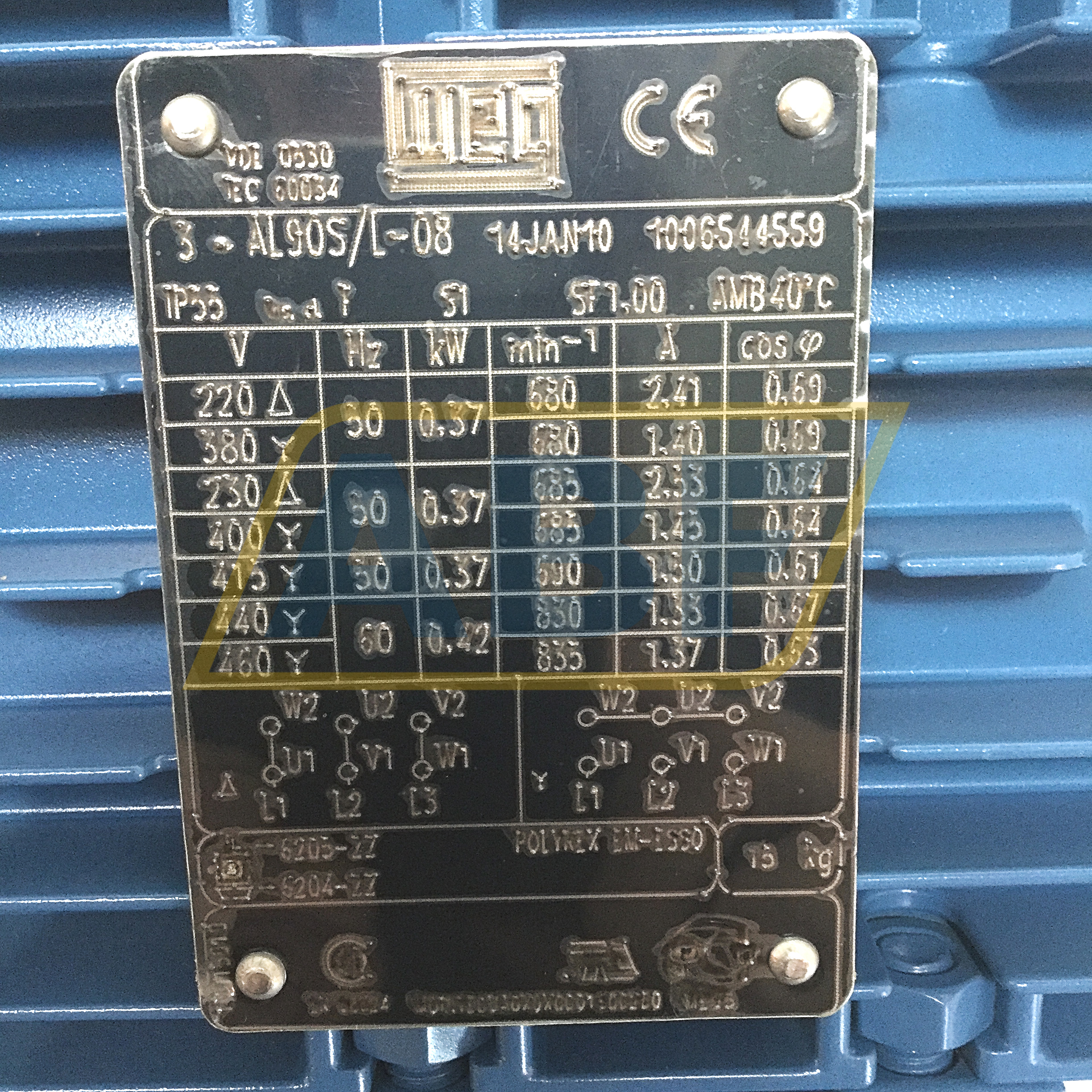 0.37K31AL090S/L8B3 WEG