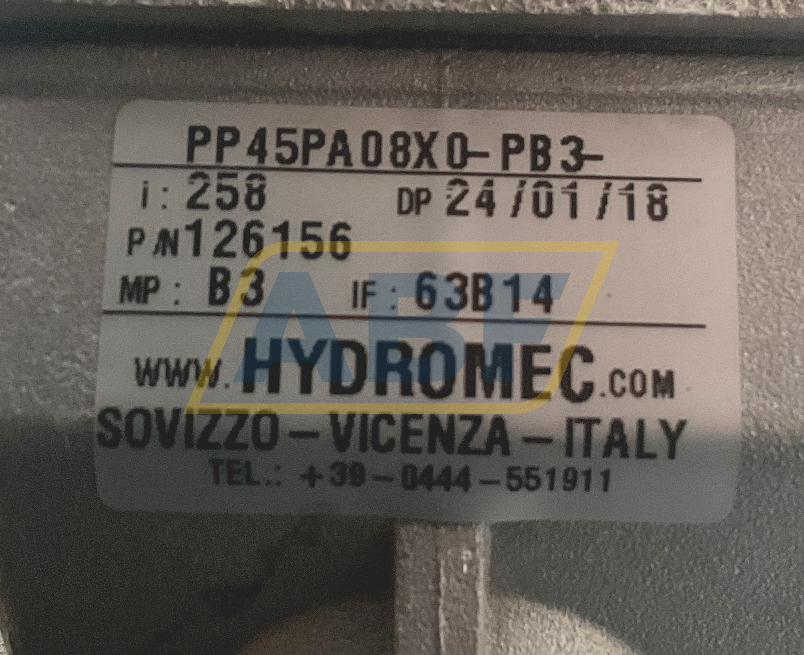 PP45PA08X0-PB3 Hydro-Mec