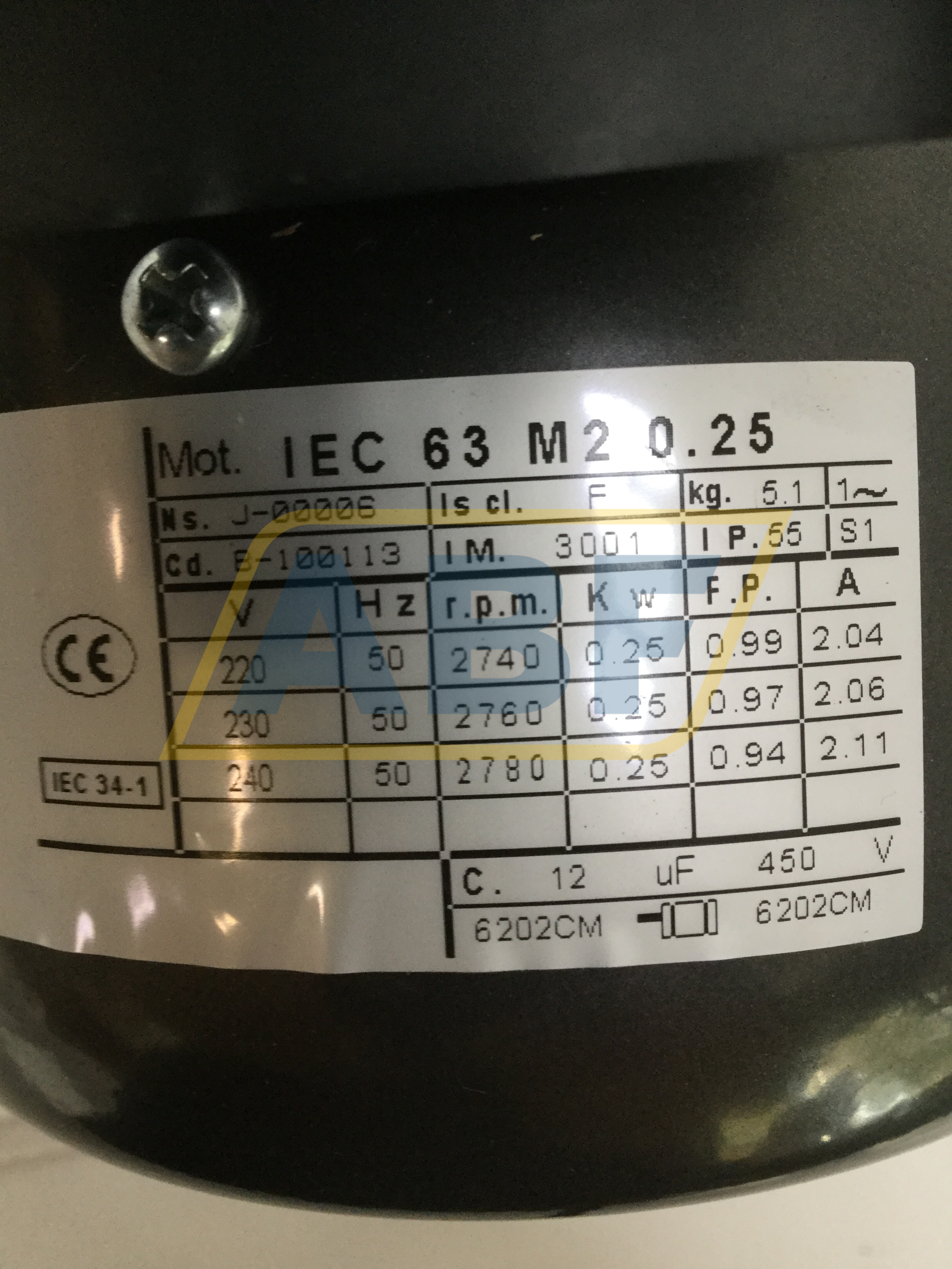 IEC63M20.25-B5 BGR