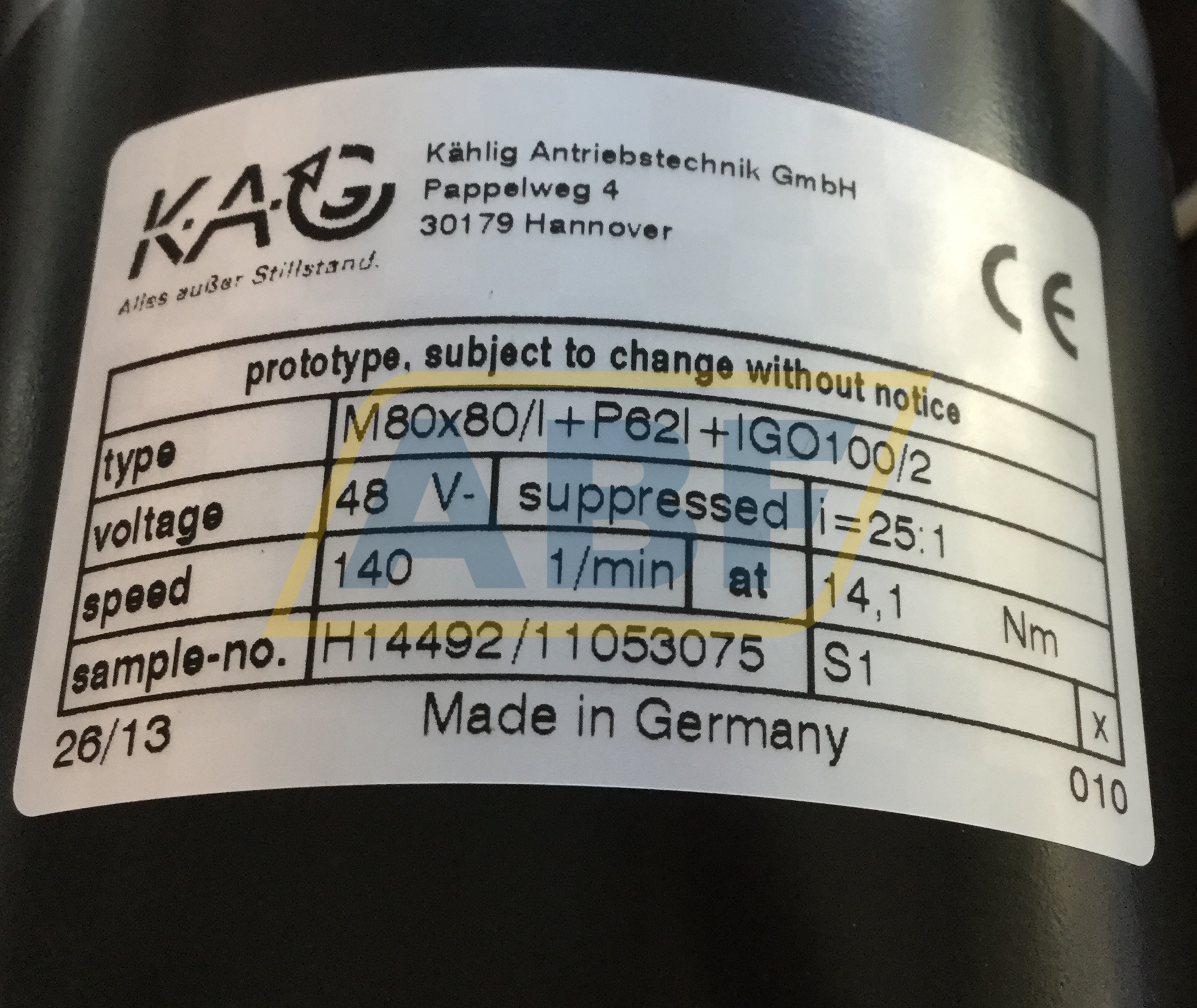 M80X80I48VP62II25IGO1 Kahlig Antriebstechnik
