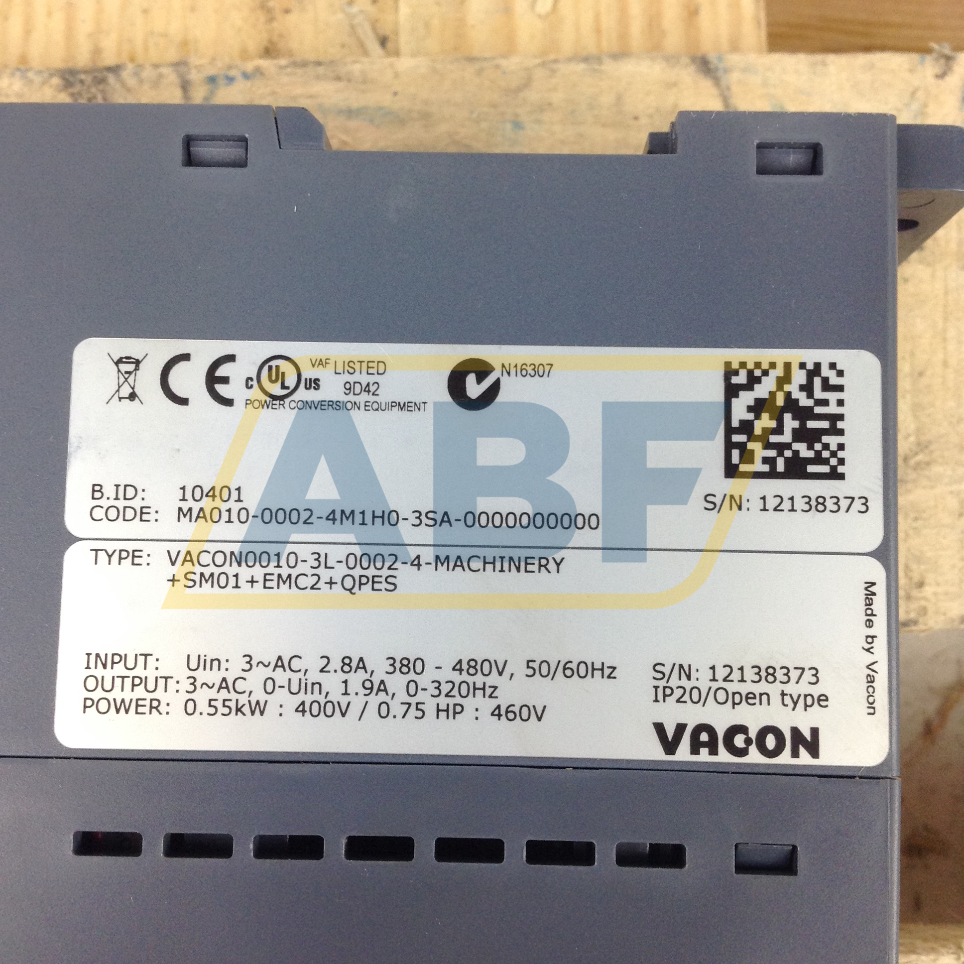 0010-3L-0002-4 Vacon