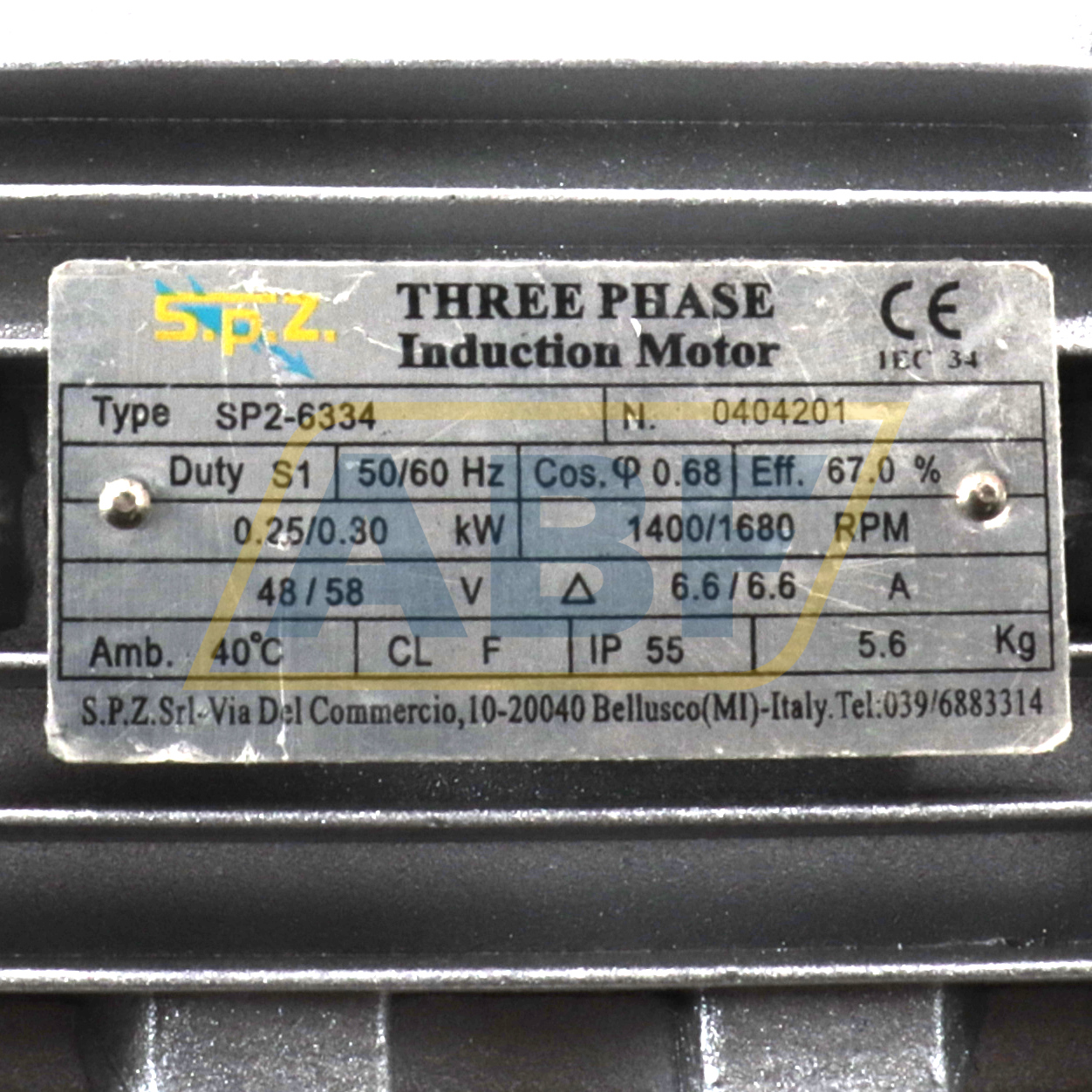 SP2-6334-B5 SPZ Motori Elettrici