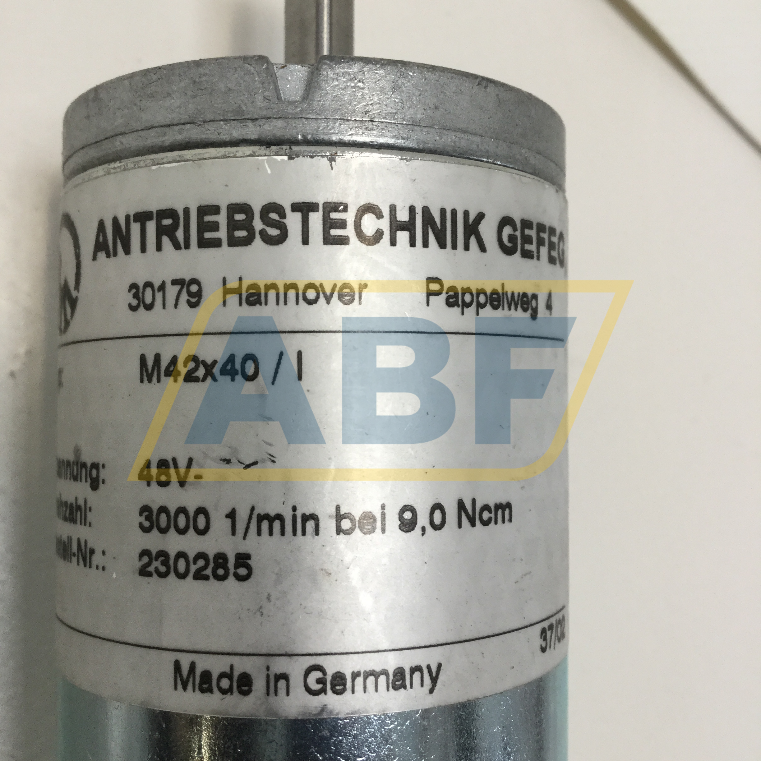 M42X40/I-48V-3000-9 Antriebstechnik Gefeg