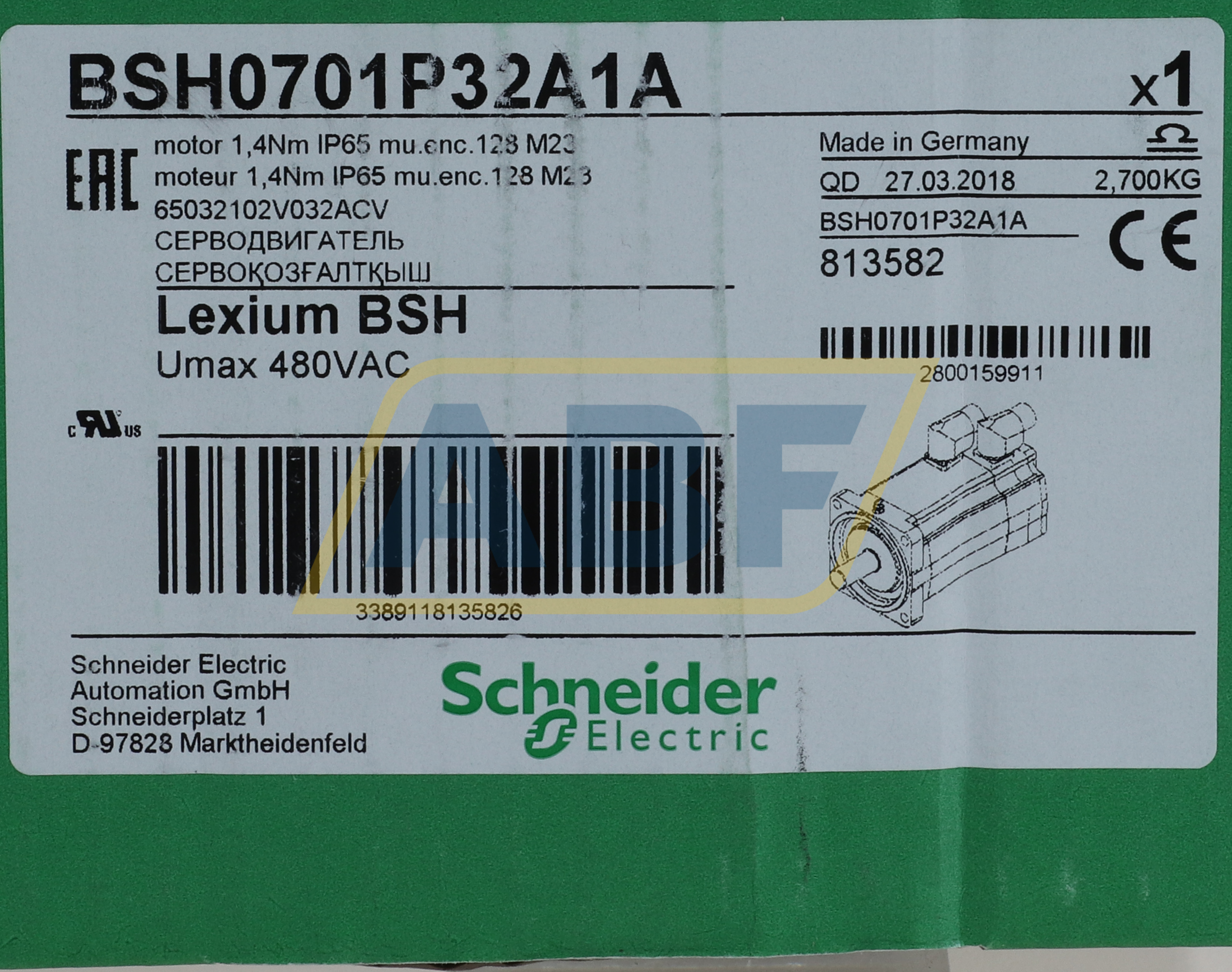 BSH0701P32A1A Schneider Electric