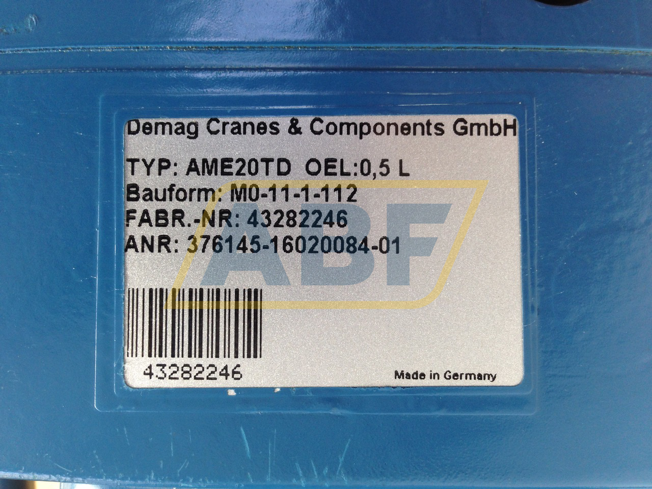 AME20TD-ZBF71A4 Demag