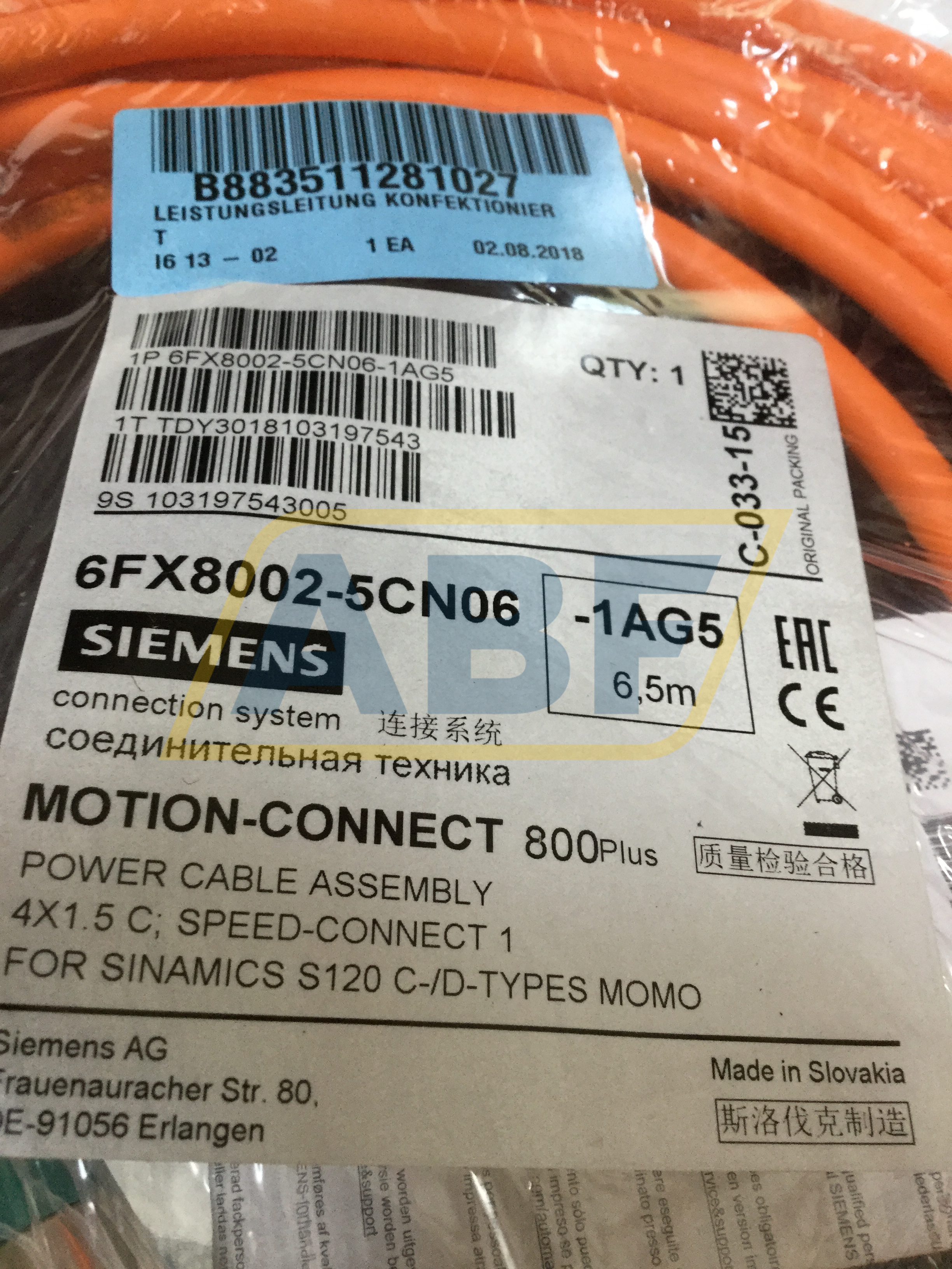 6FX8002-5CN06-1AG5 Siemens