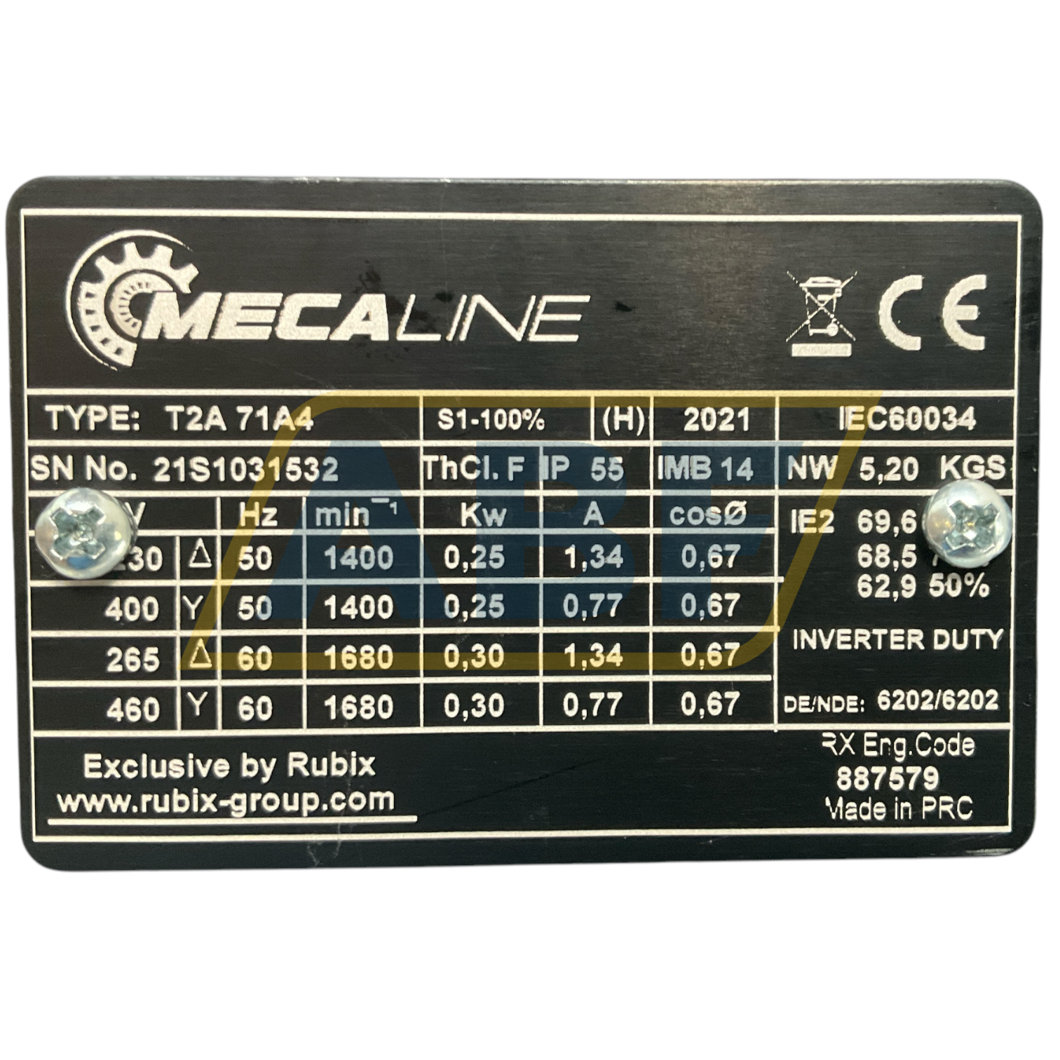 T2A 71A4B14 Mecaline