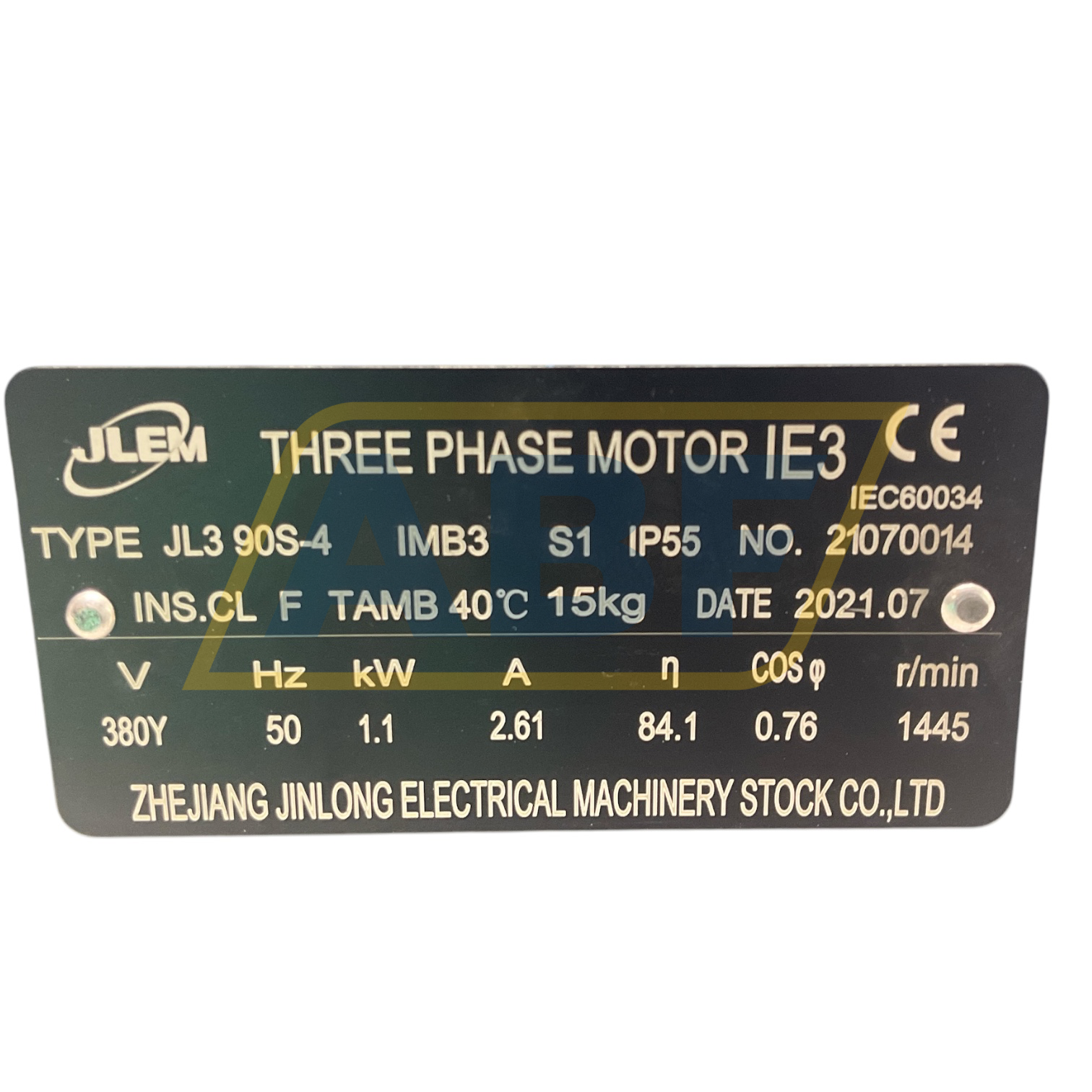 JL3-90S-4-B3 JinLong Electrical Machinery