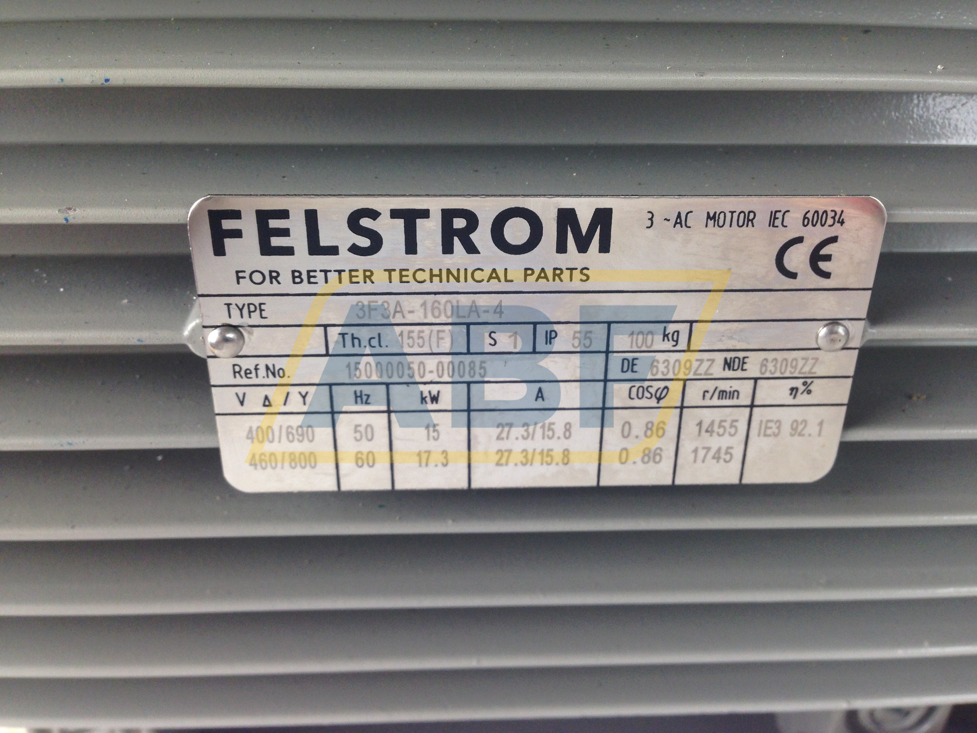 3F3A-160LA-4B3 Felstrom