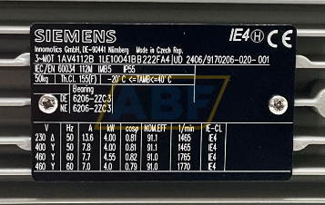 1LE1004-1BB22-2FA4 Siemens
