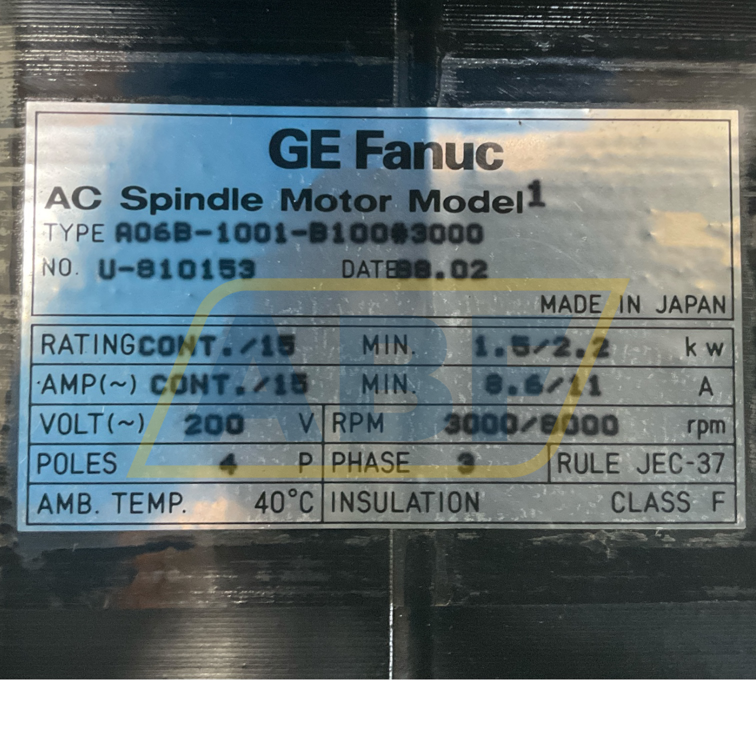 A06B-1001-B100 Fanuc