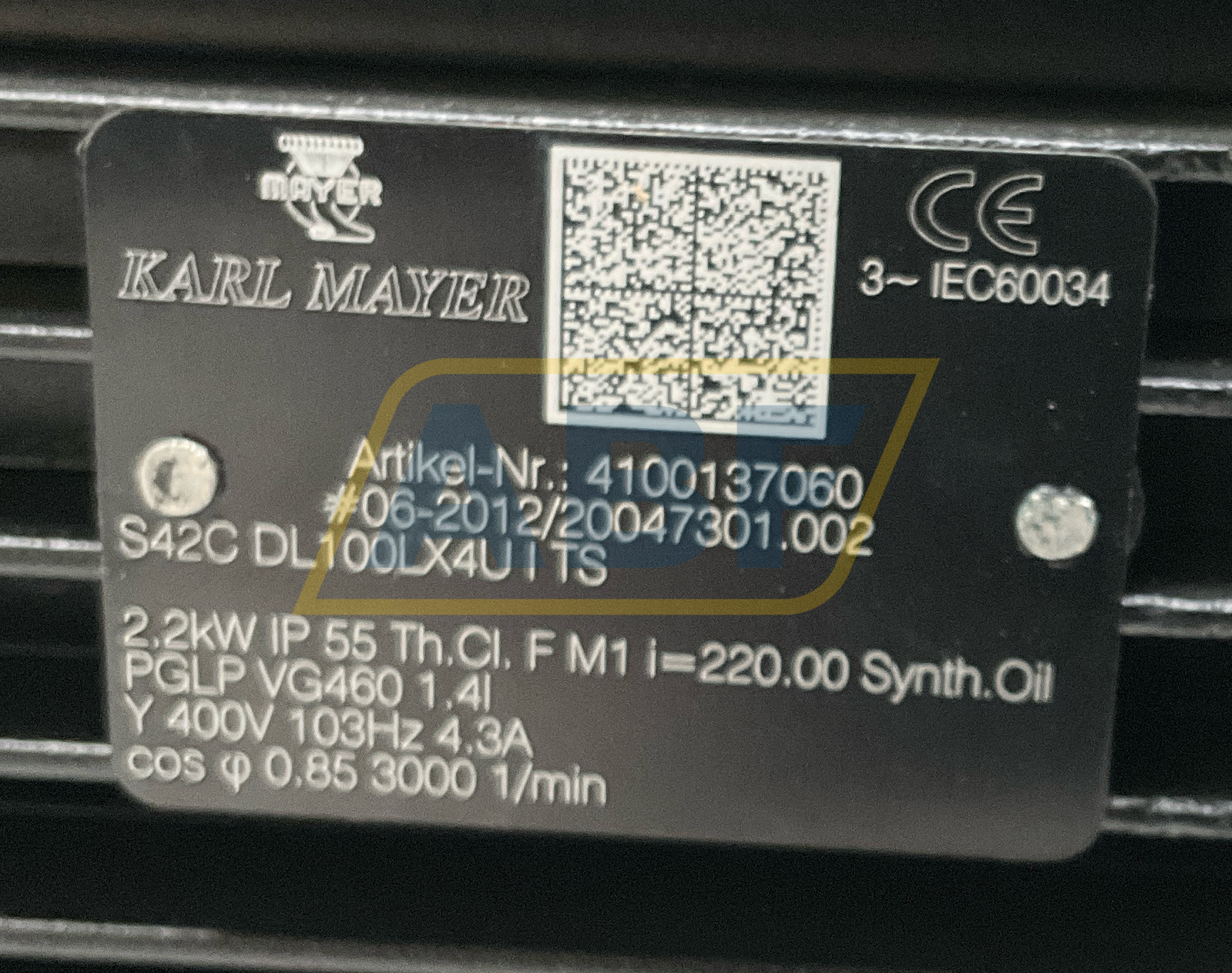 S42CDL100LX4UITSI220 Karl Mayer