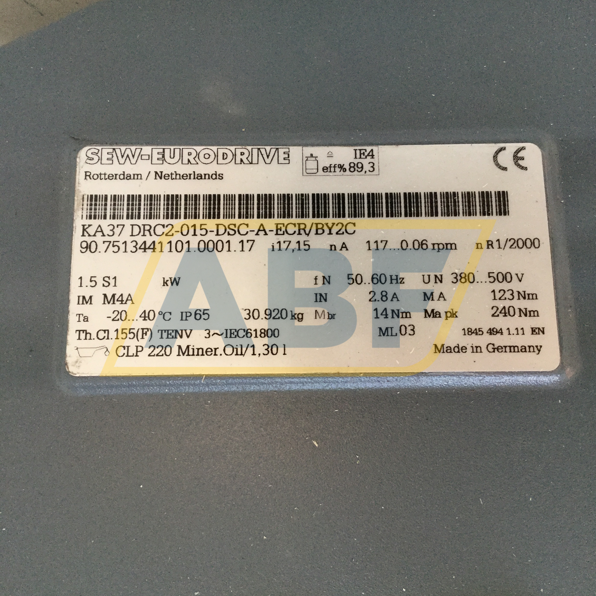 KA37DRC2-015-DSC-A-ECR/ SEW-EURODRIVE