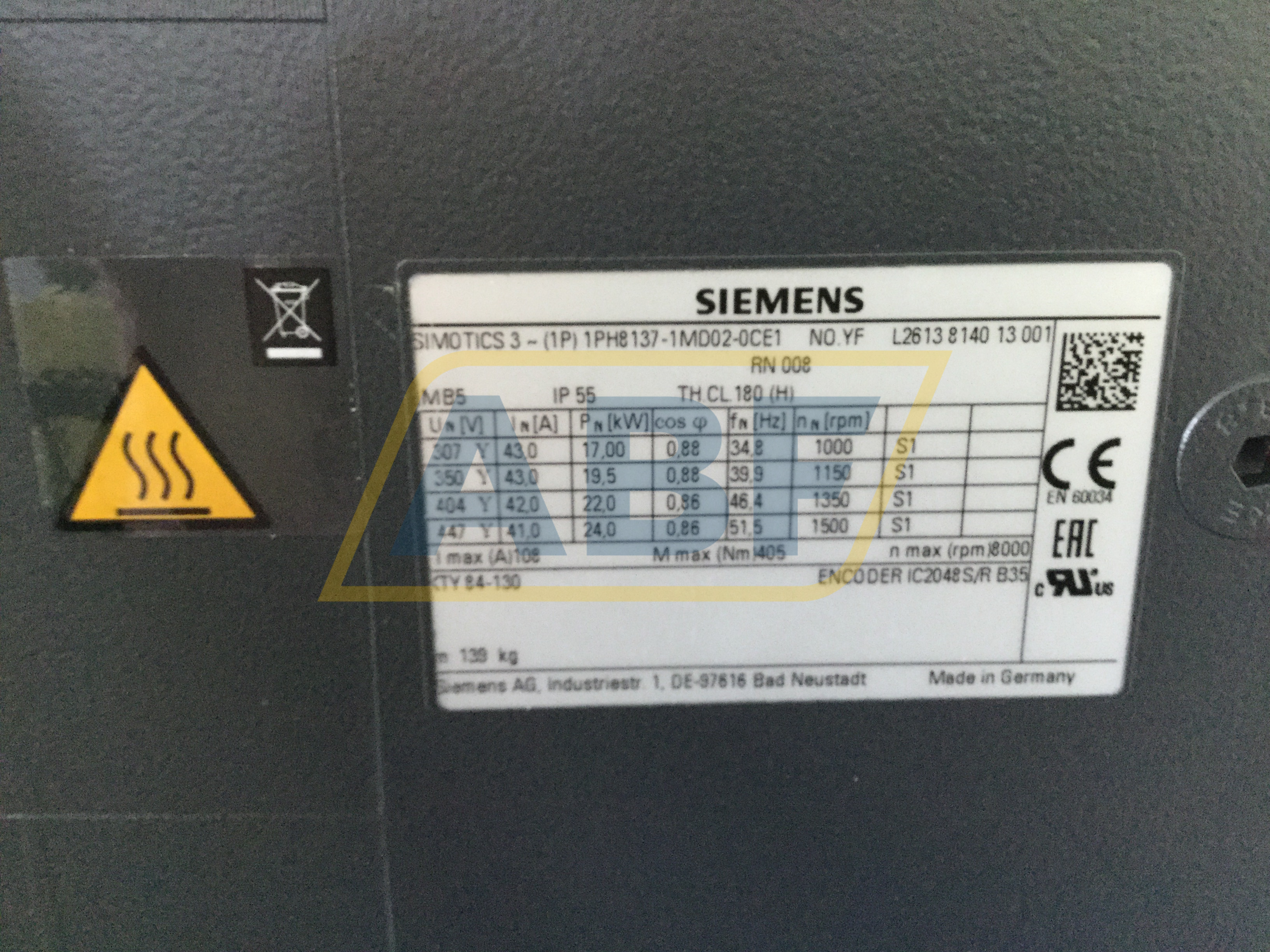 1PH8137-1MD02-0CE1 Siemens