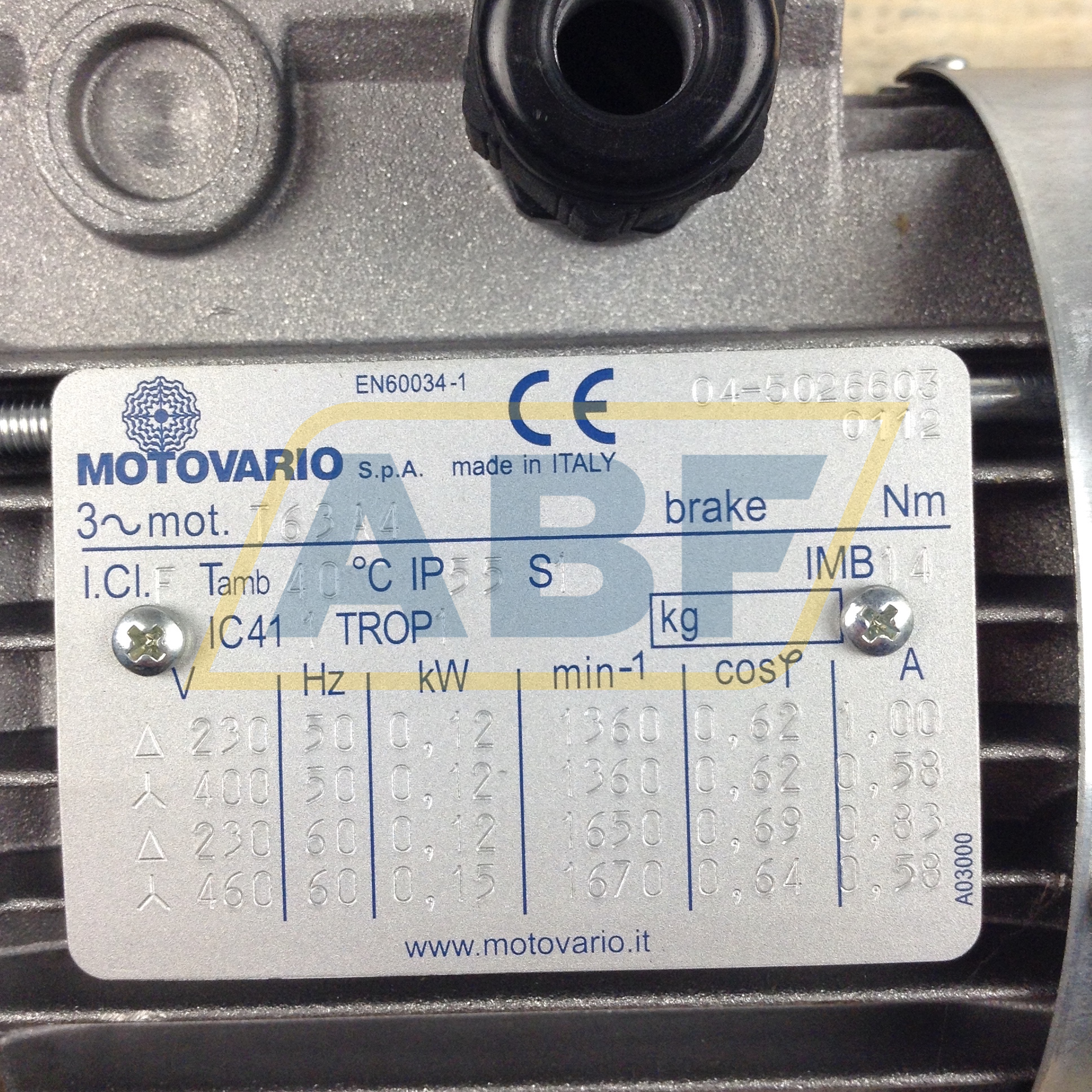 NMRV040FI100-T63A4B14 Motovario