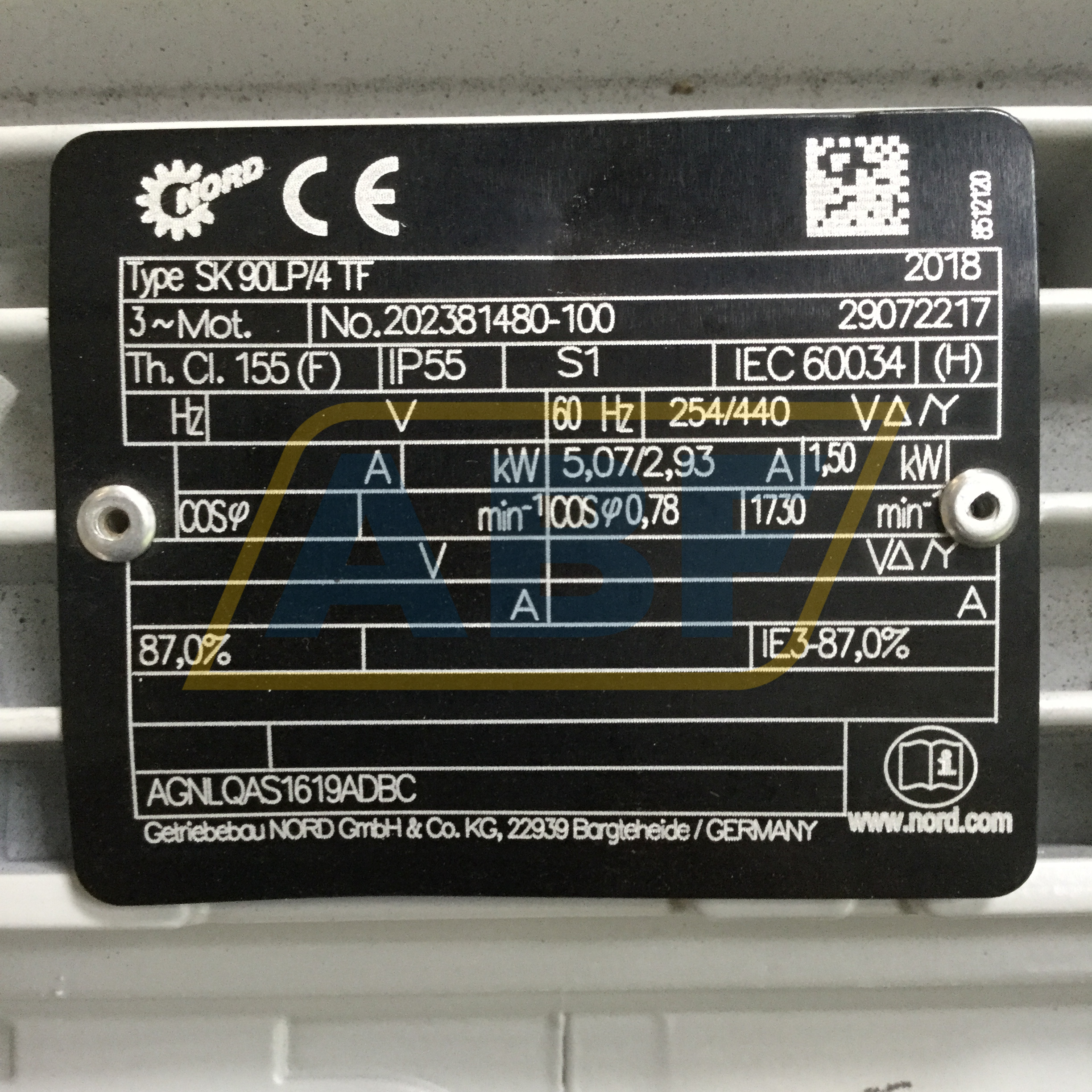 SK20F-90LP/4TF Nord Drive Systems