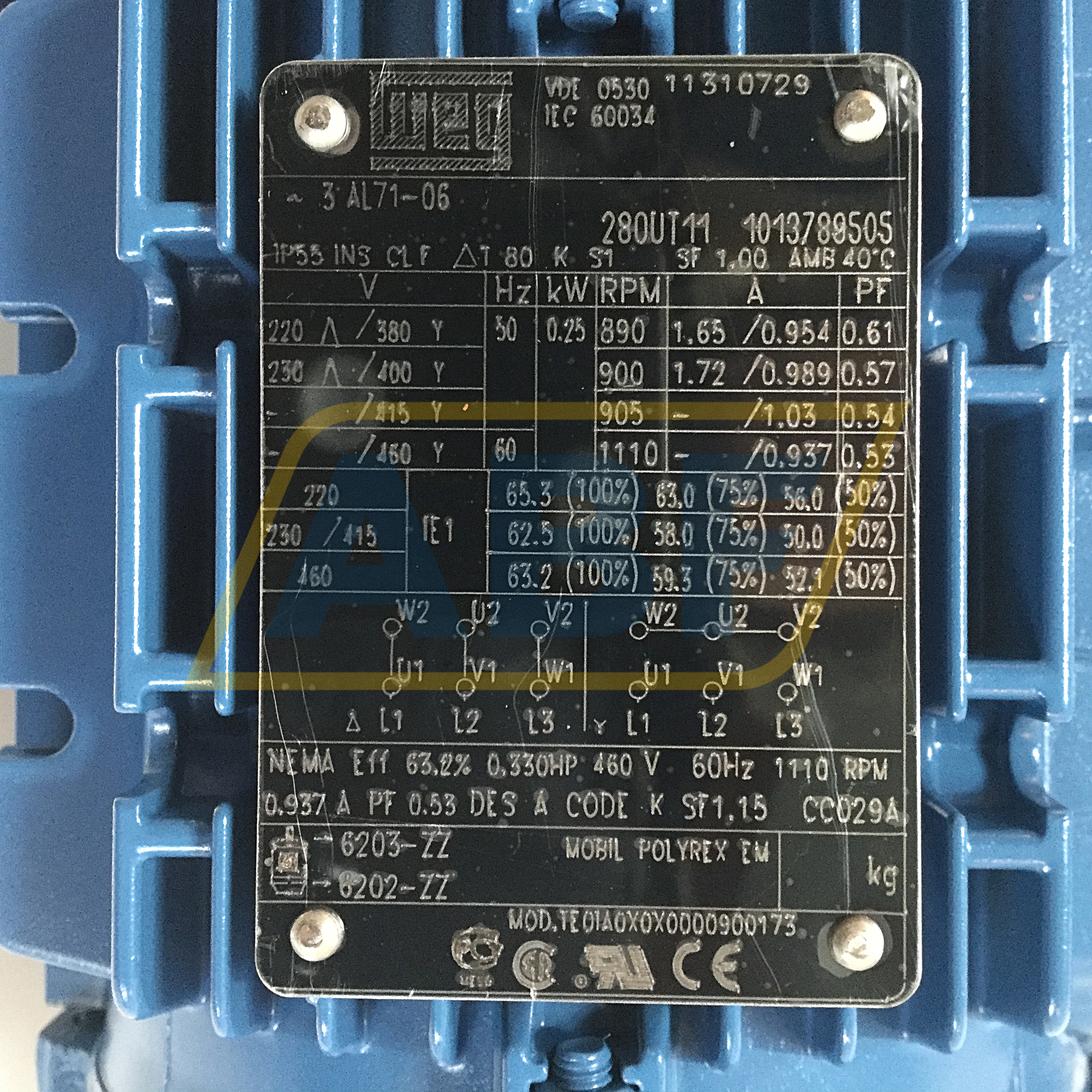 0.25K31AL1716B14 WEG