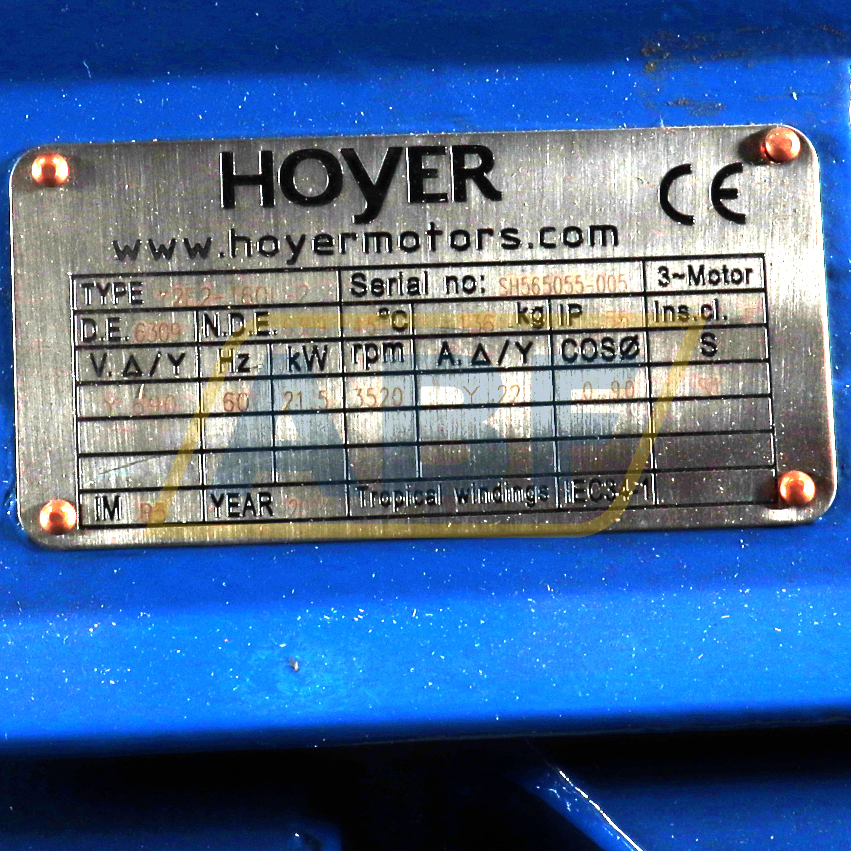 Y2E2-160L-2-B5 Hoyer