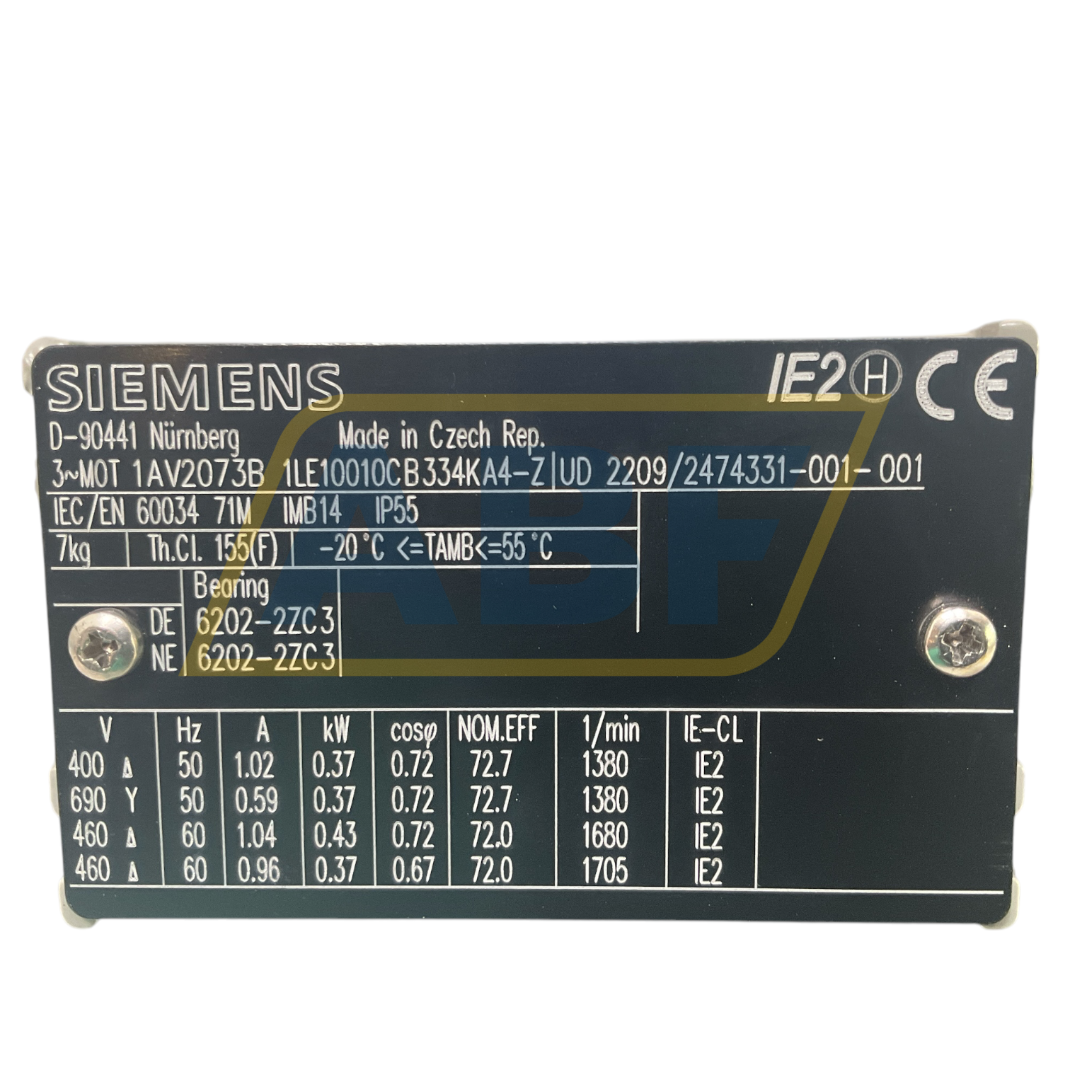 1LE1001-0CB33-4KA4-Z Siemens