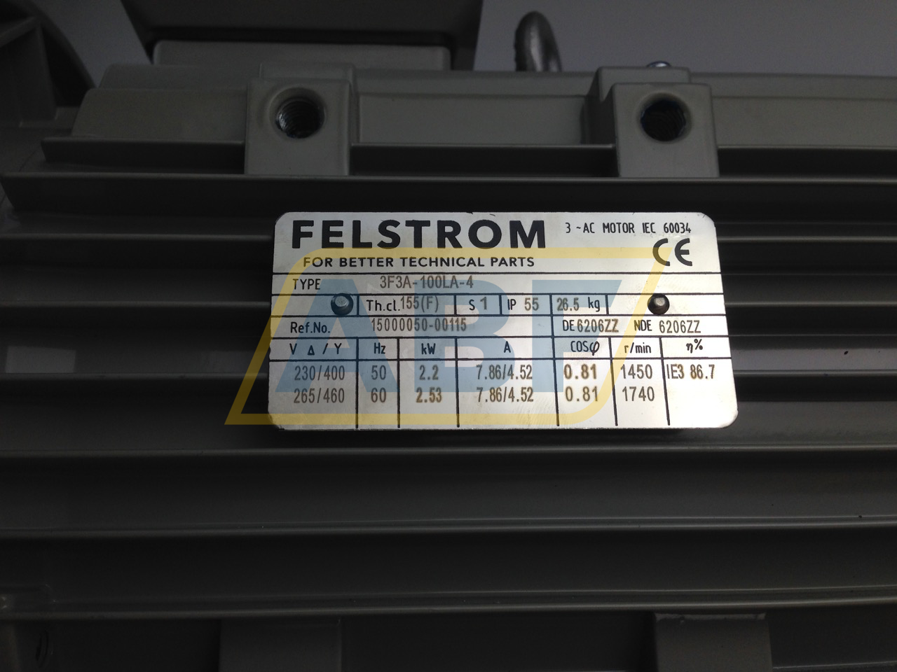 3F3A-100LA-4B35 Felstrom