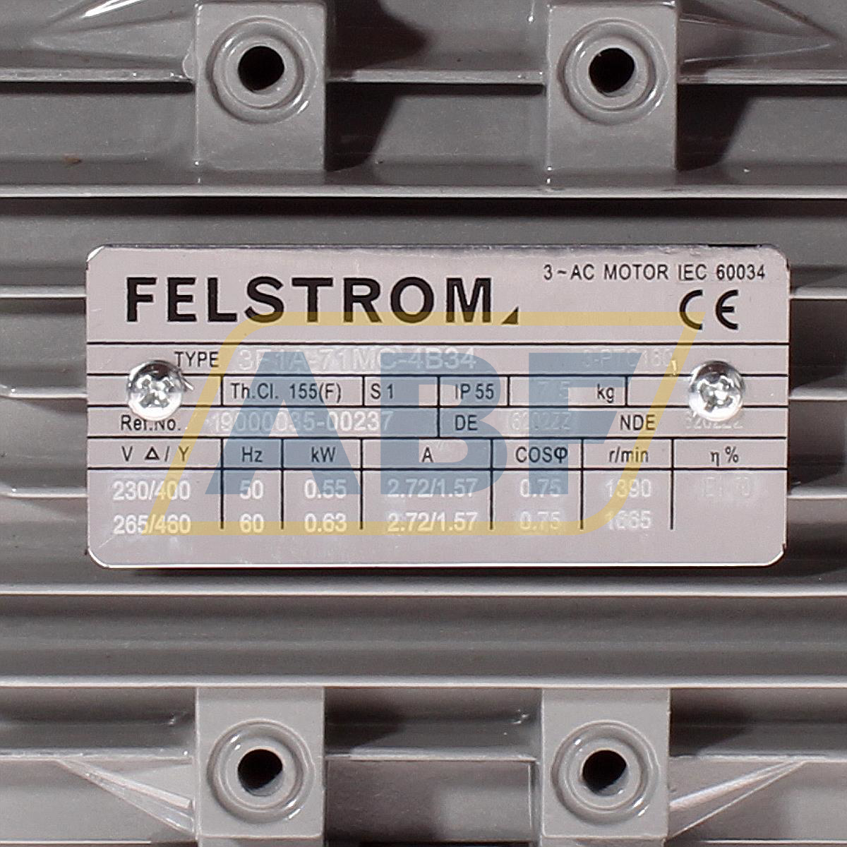 3F1A-71MC-4B34 Felstrom
