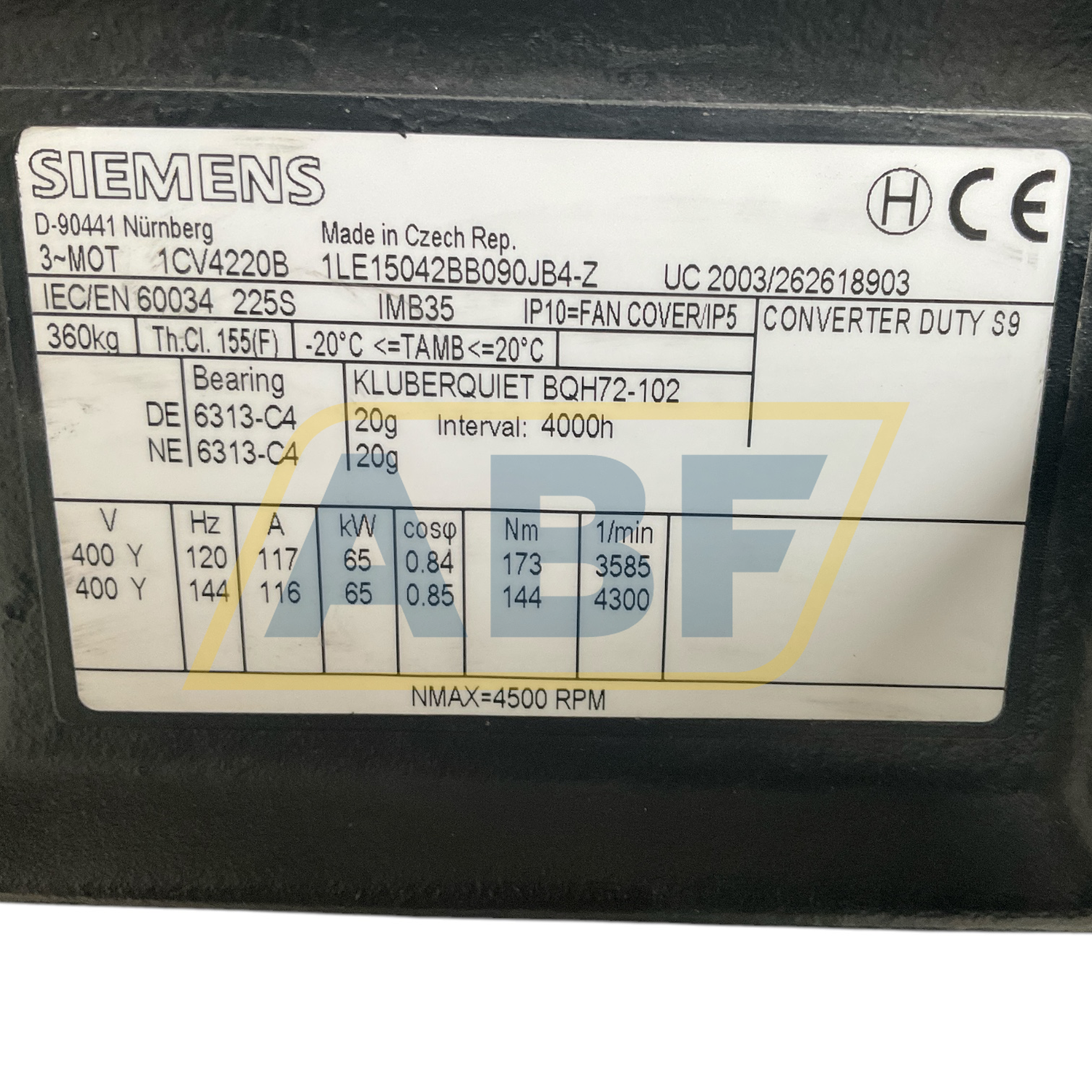 1LE1504-2BB09-0JB4-Z Siemens