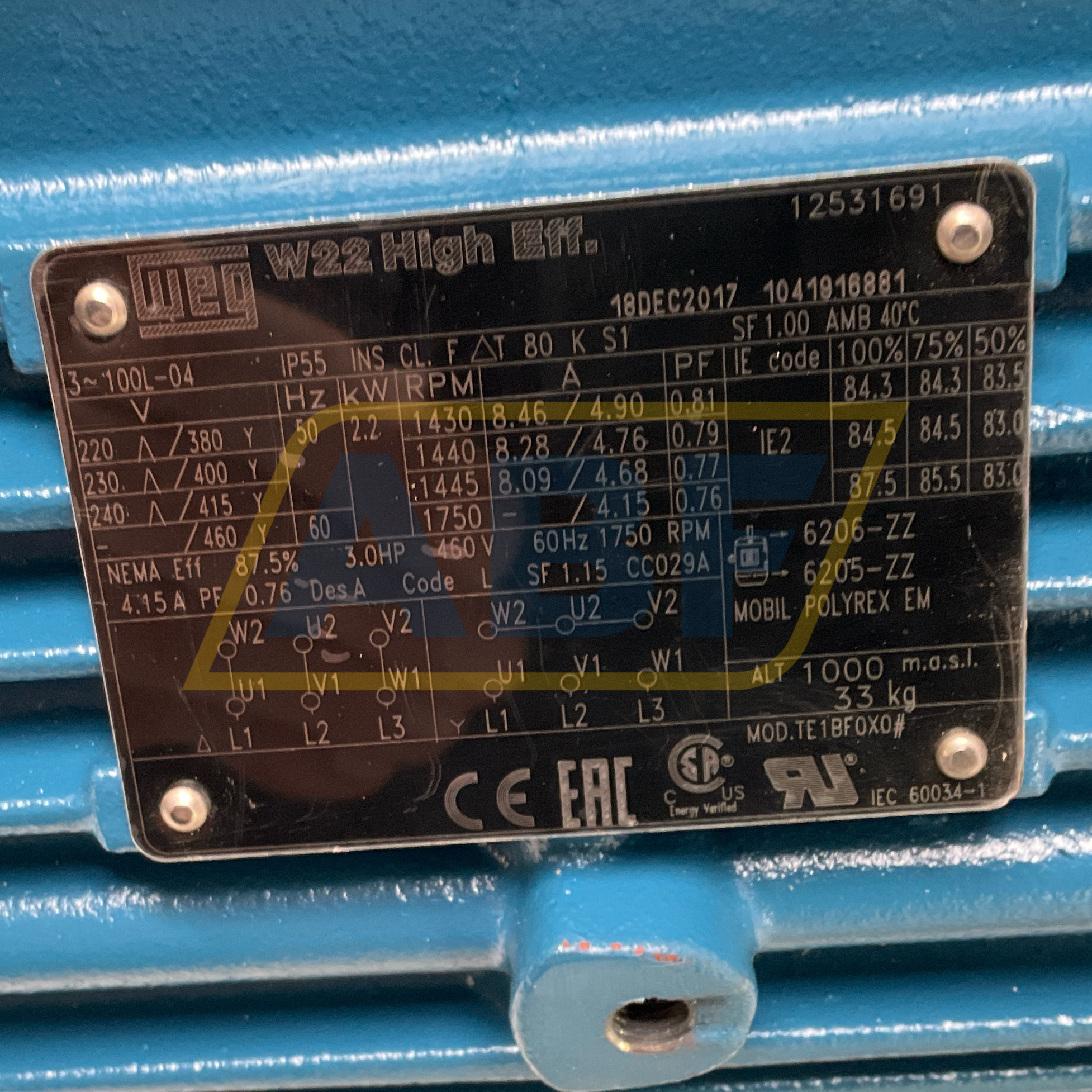 2.2K31CI2100L4B5 WEG