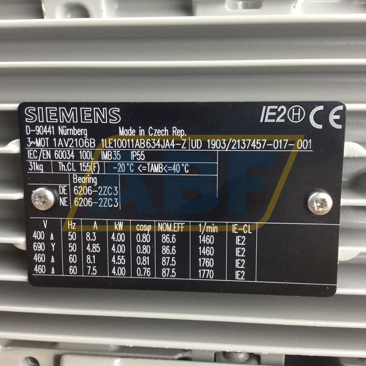 1LE1001-1AB63-4JA4-Z Siemens