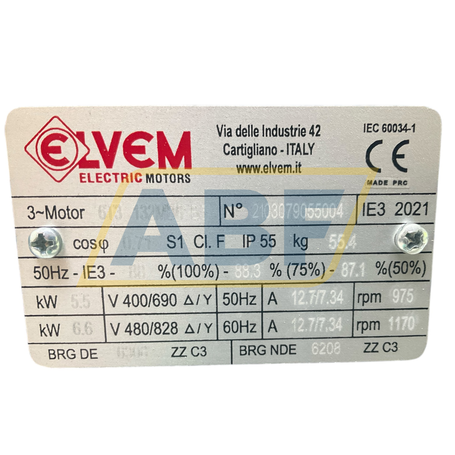 6T3 132MB6 B5 Elvem Italy