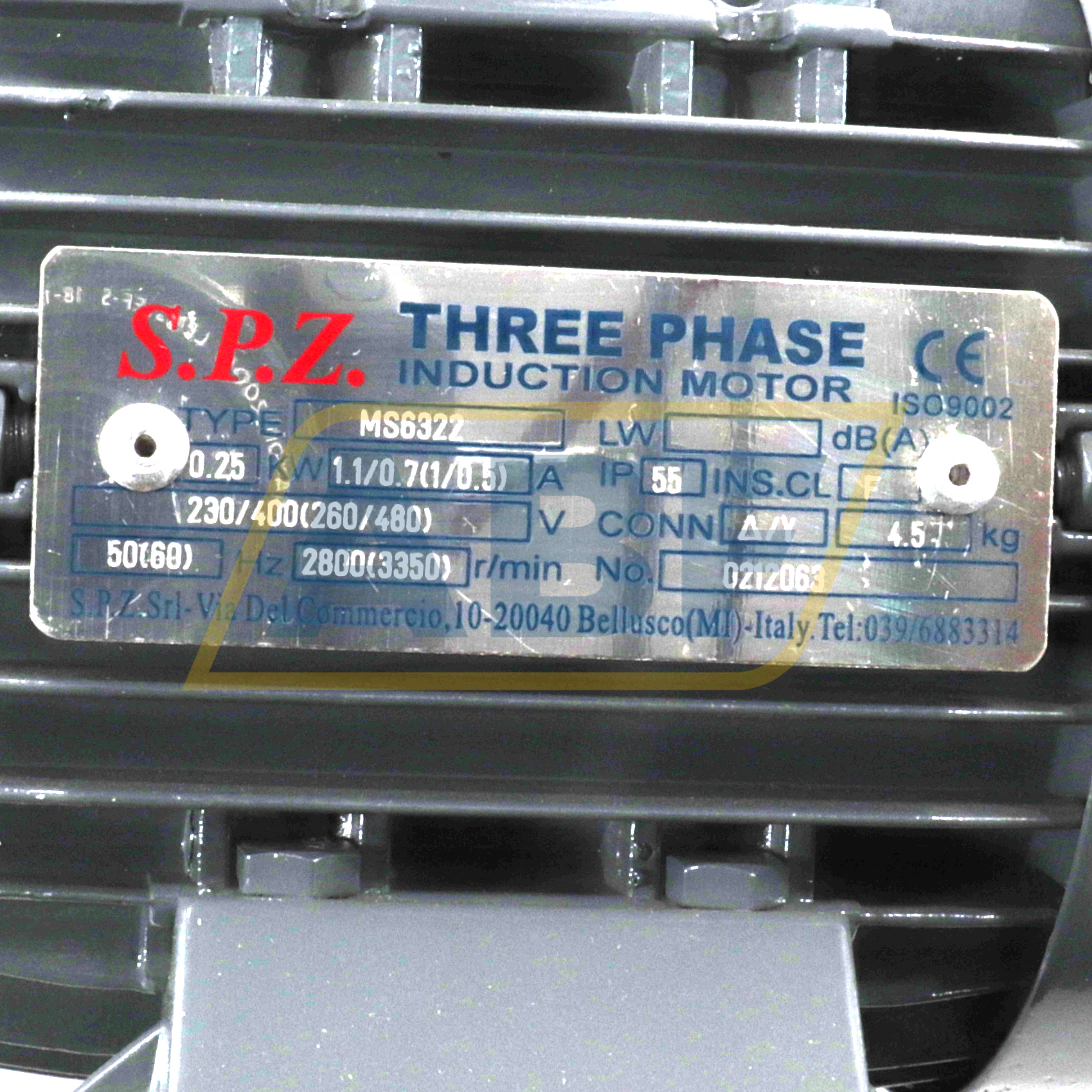 MS6322-B3 SPZ Motori Elettrici