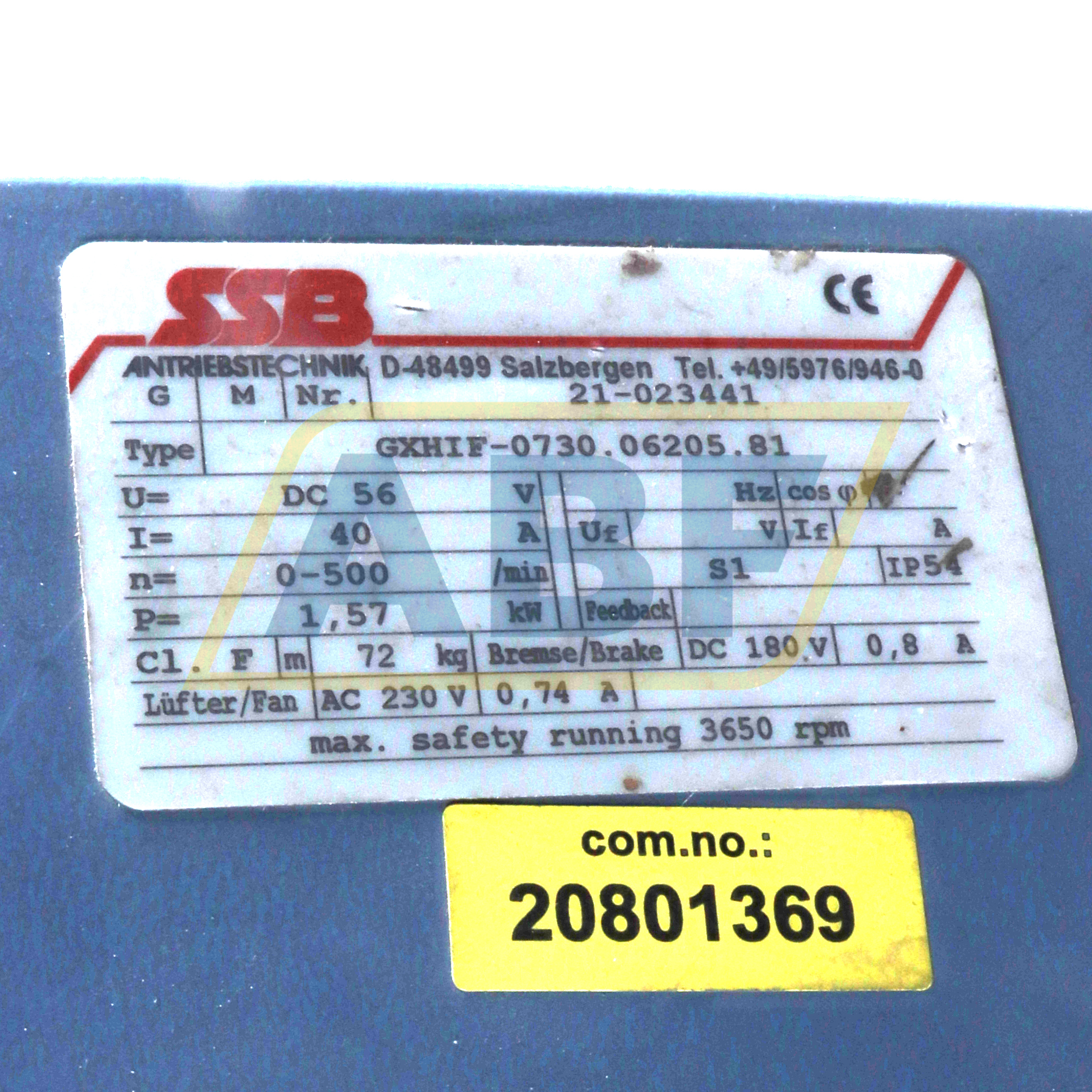 GXHTIF-0730.06205.81 SSB Antriebstechnik