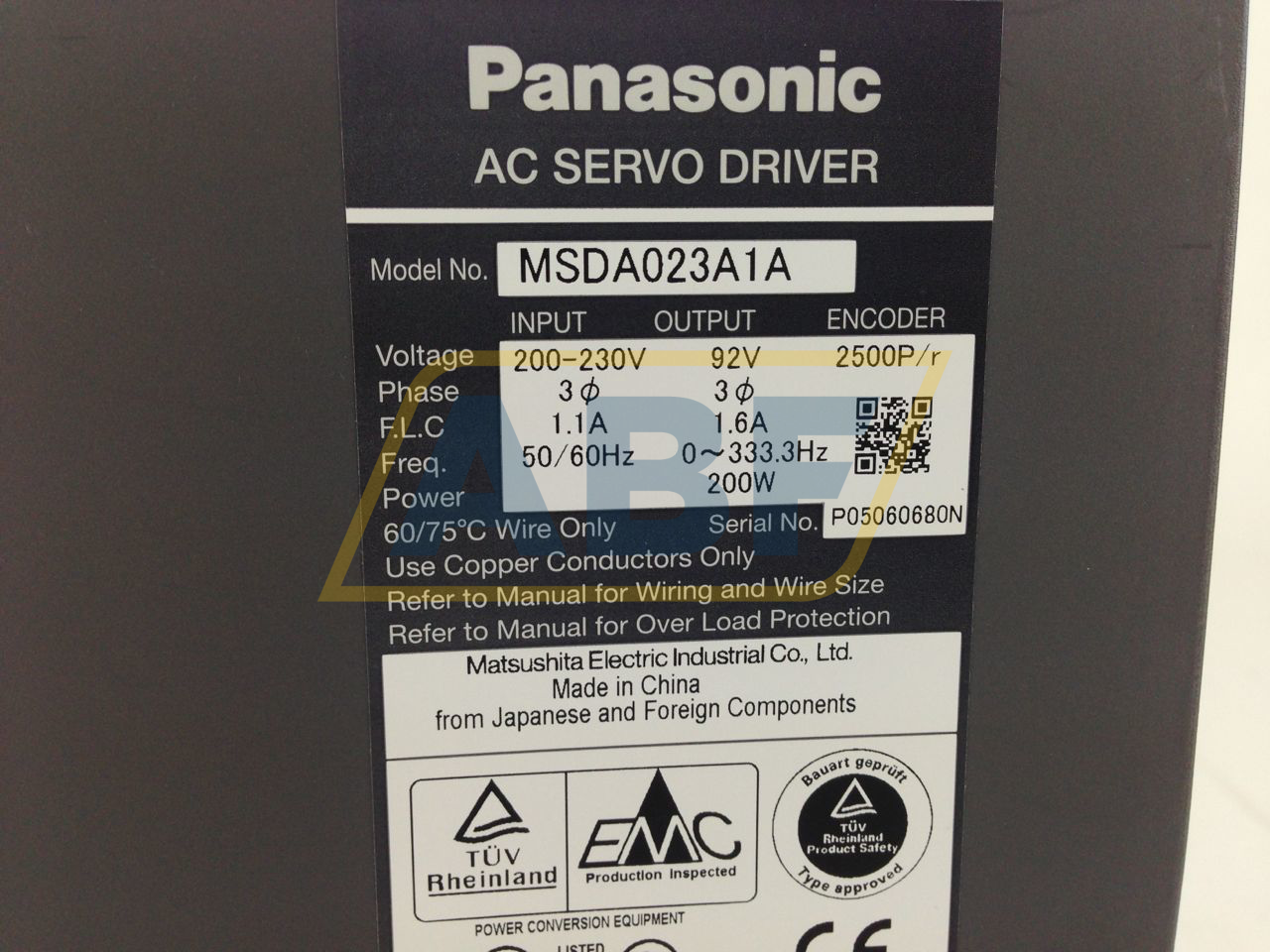 MSDA023A1A Panasonic