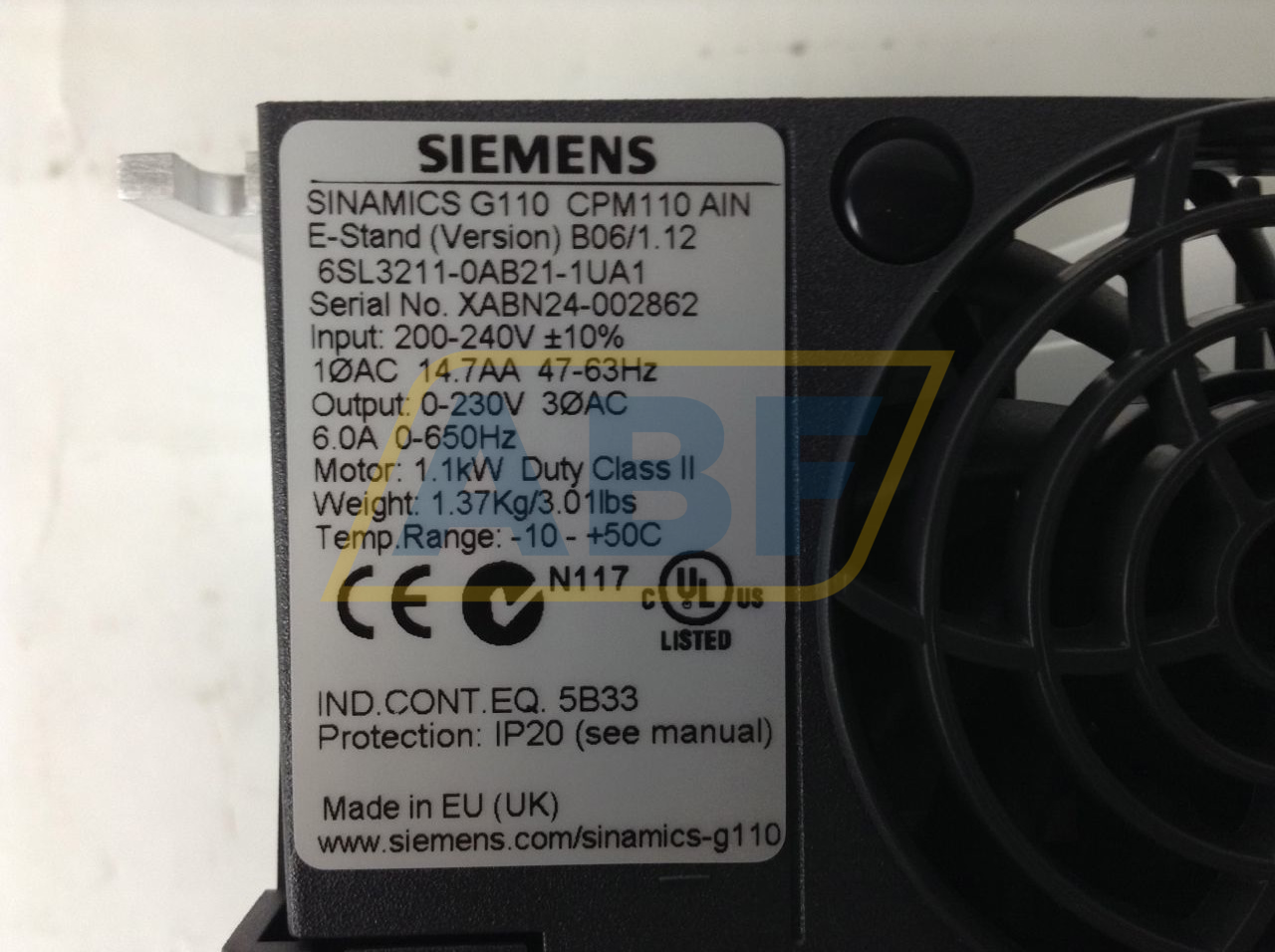 6SL3211-0AB21-1UA1 Siemens