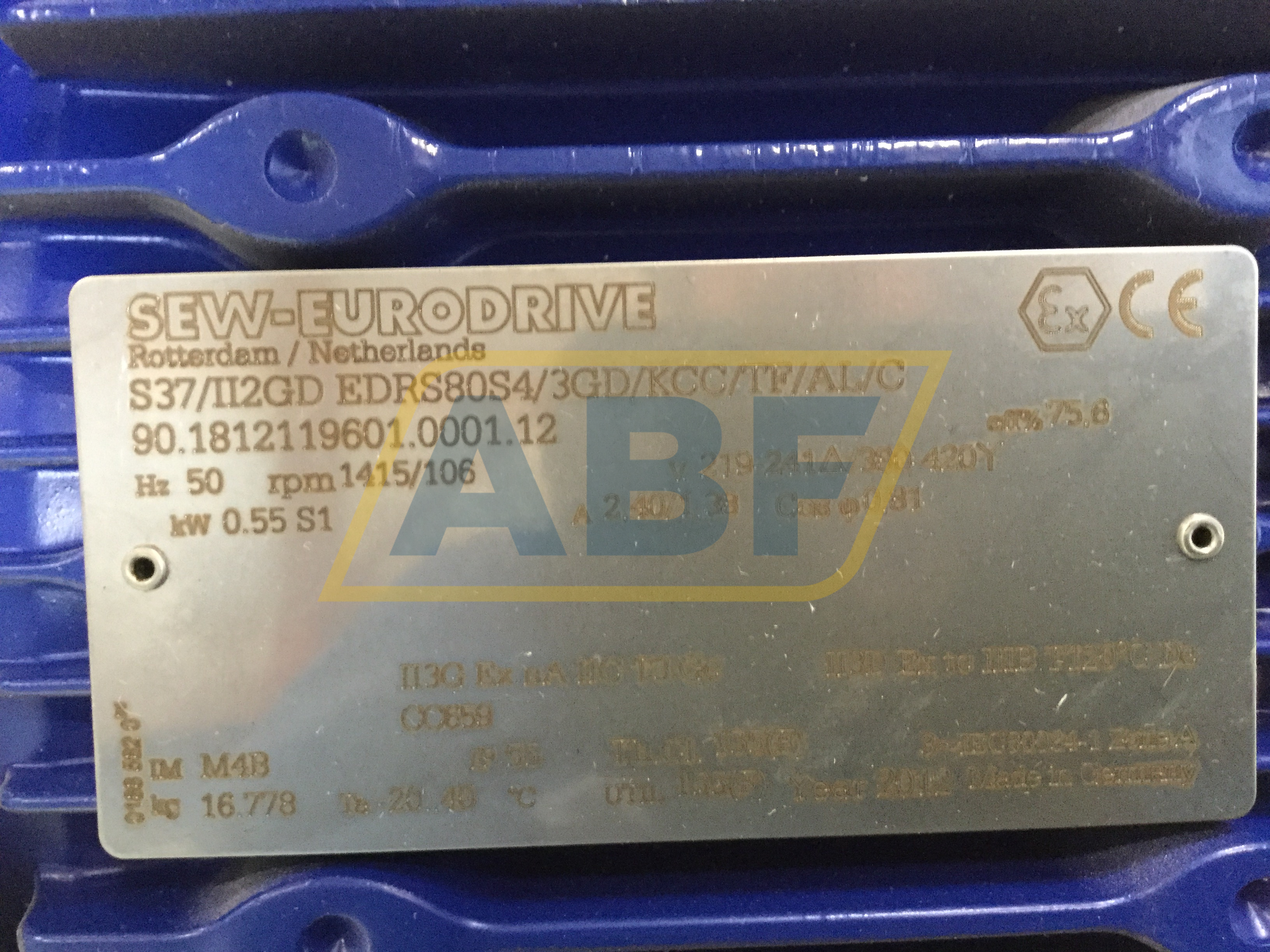 S37/II2GDEDRS80S4/3GD/KCC/TF/AL/C-I13,35 SEW-EURODRIVE