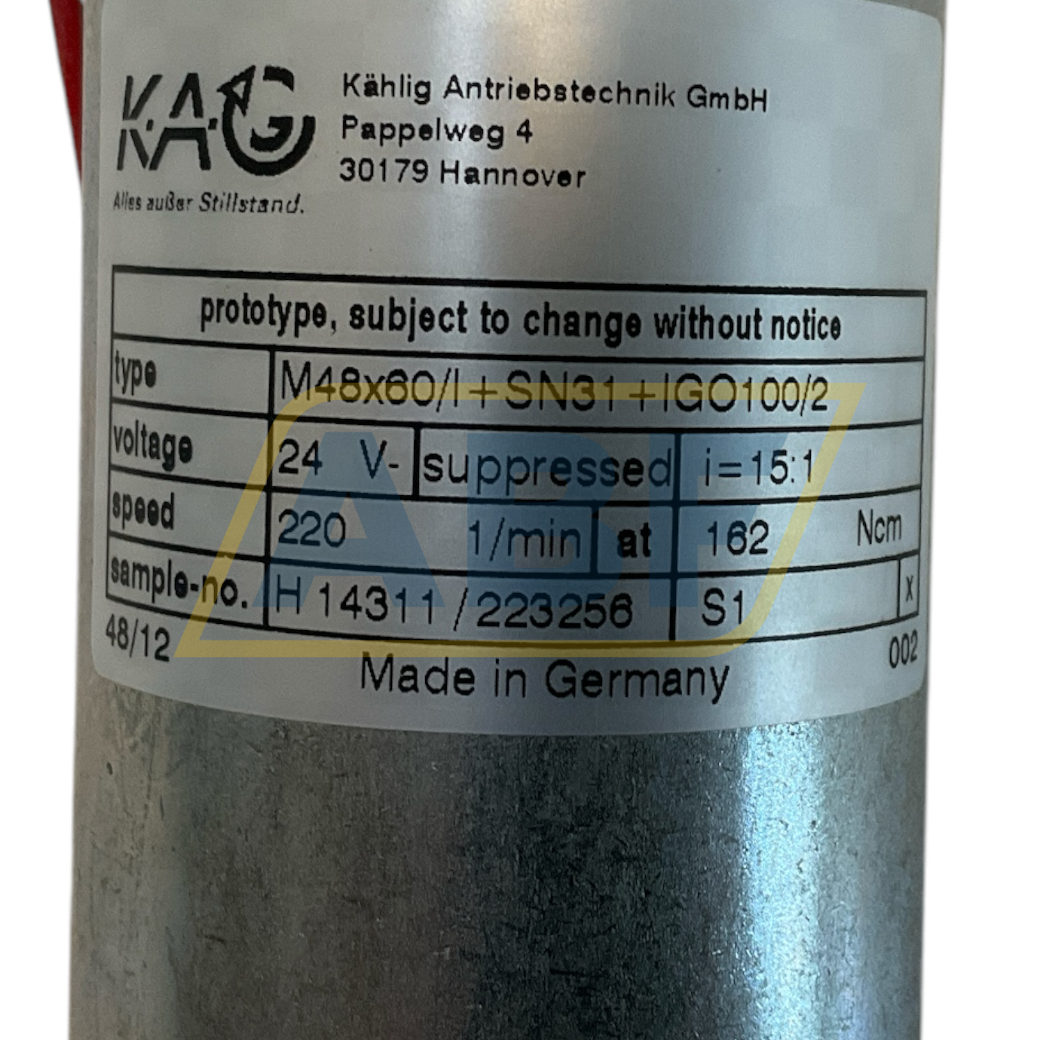 M48X60I24VSN31I15IGO1 Kahlig Antriebstechnik