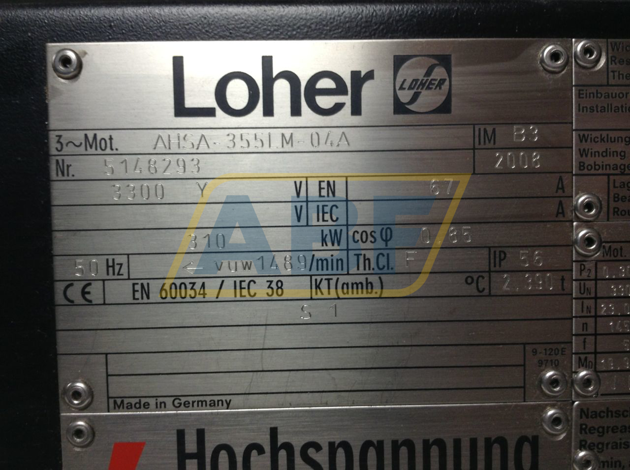 AHSA-355LM-04AB3 Loher