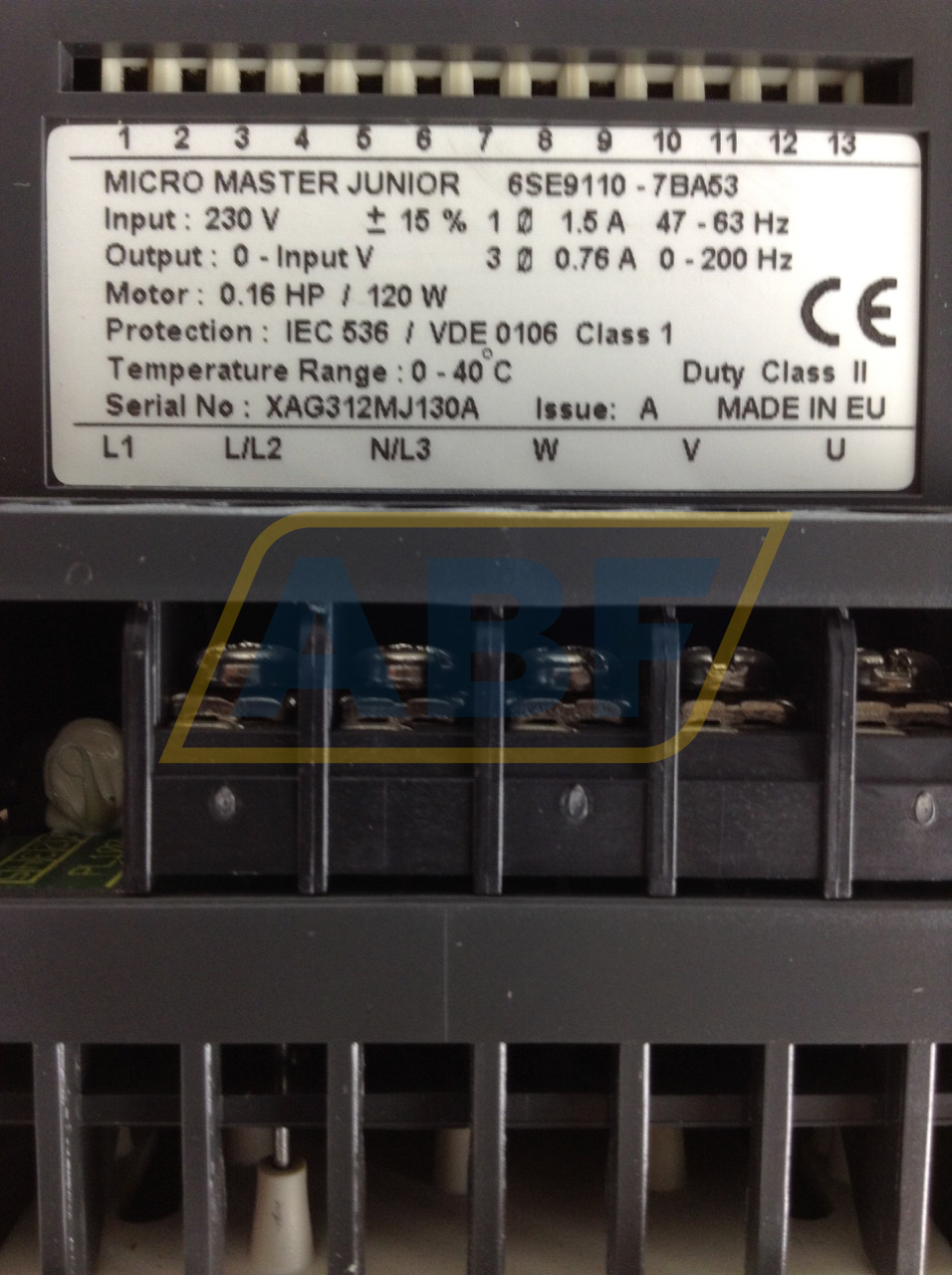 6SE9110-7BA53 Siemens