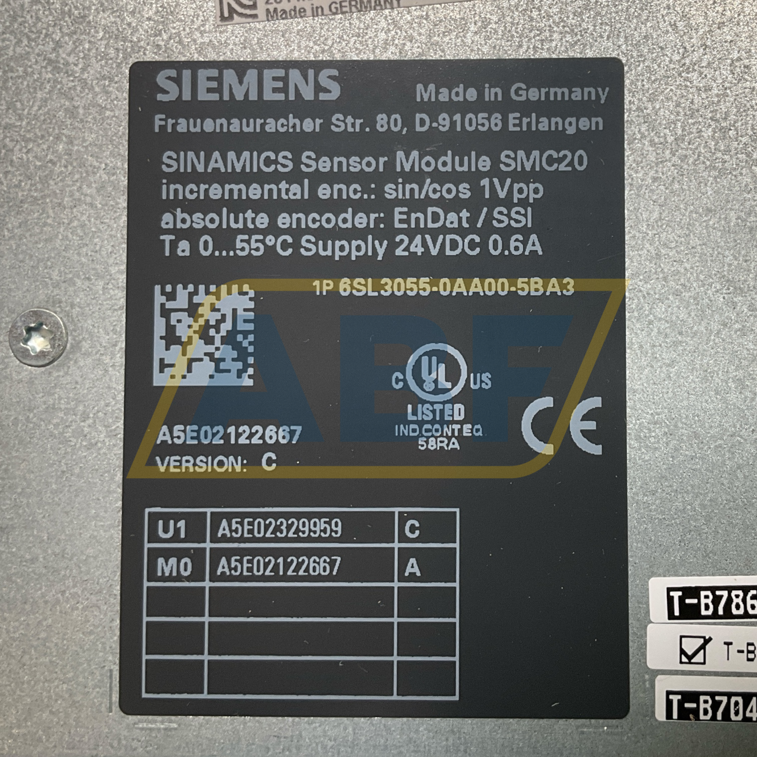 6SL3055-0AA00-5BA3 Siemens