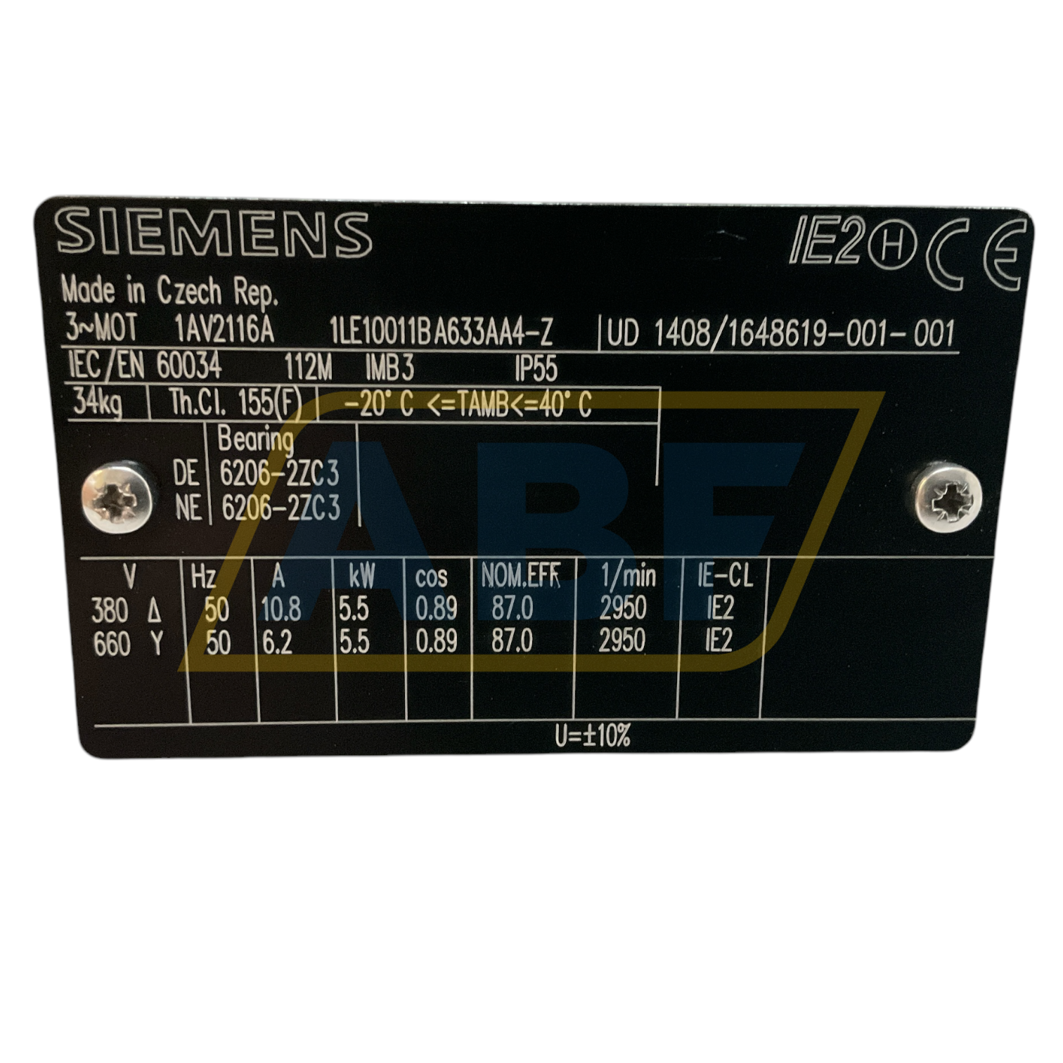 1LE1001-1BA63-3AA4-Z Siemens