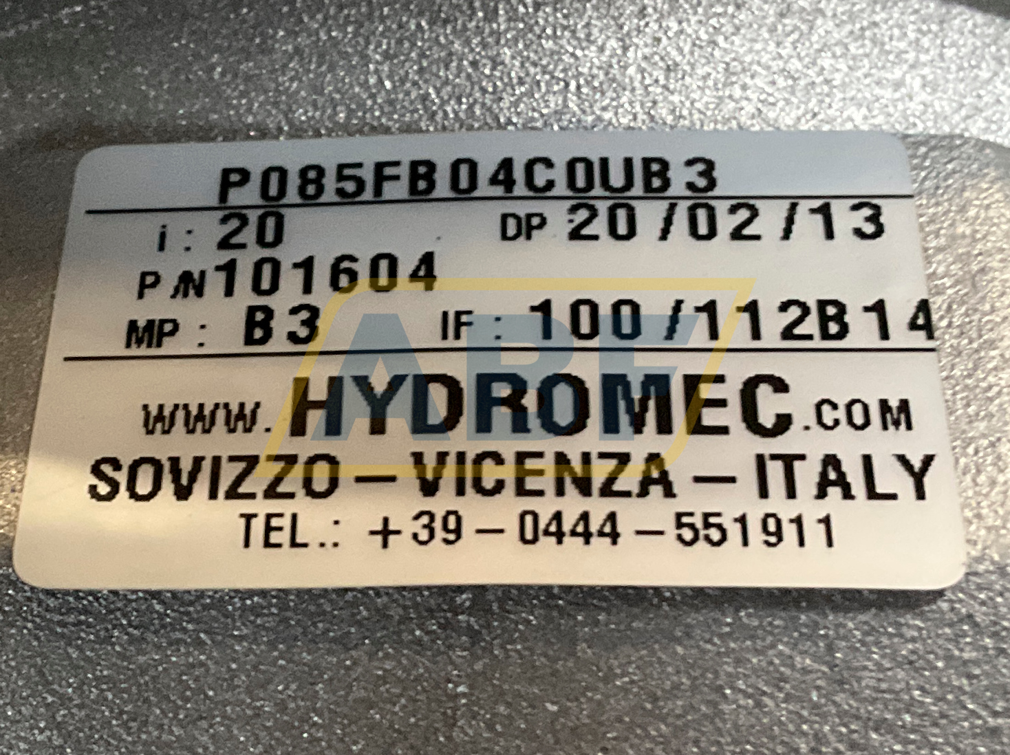 P085FB04C0-UB3 Hydro-Mec