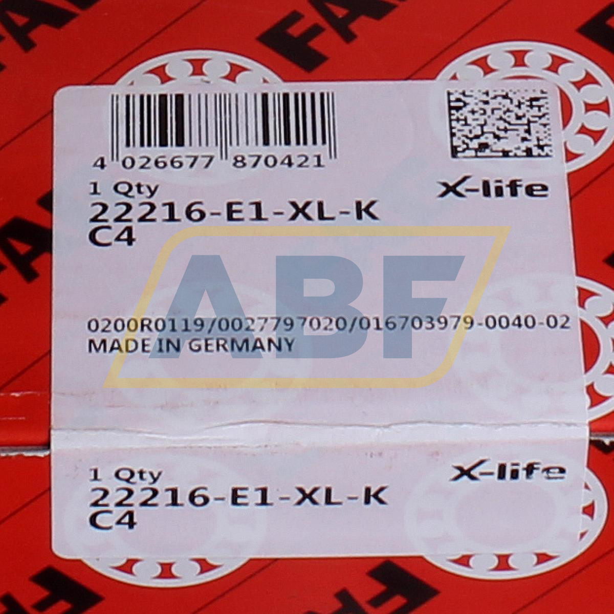 22216-E1-XL-K-C4 FAG