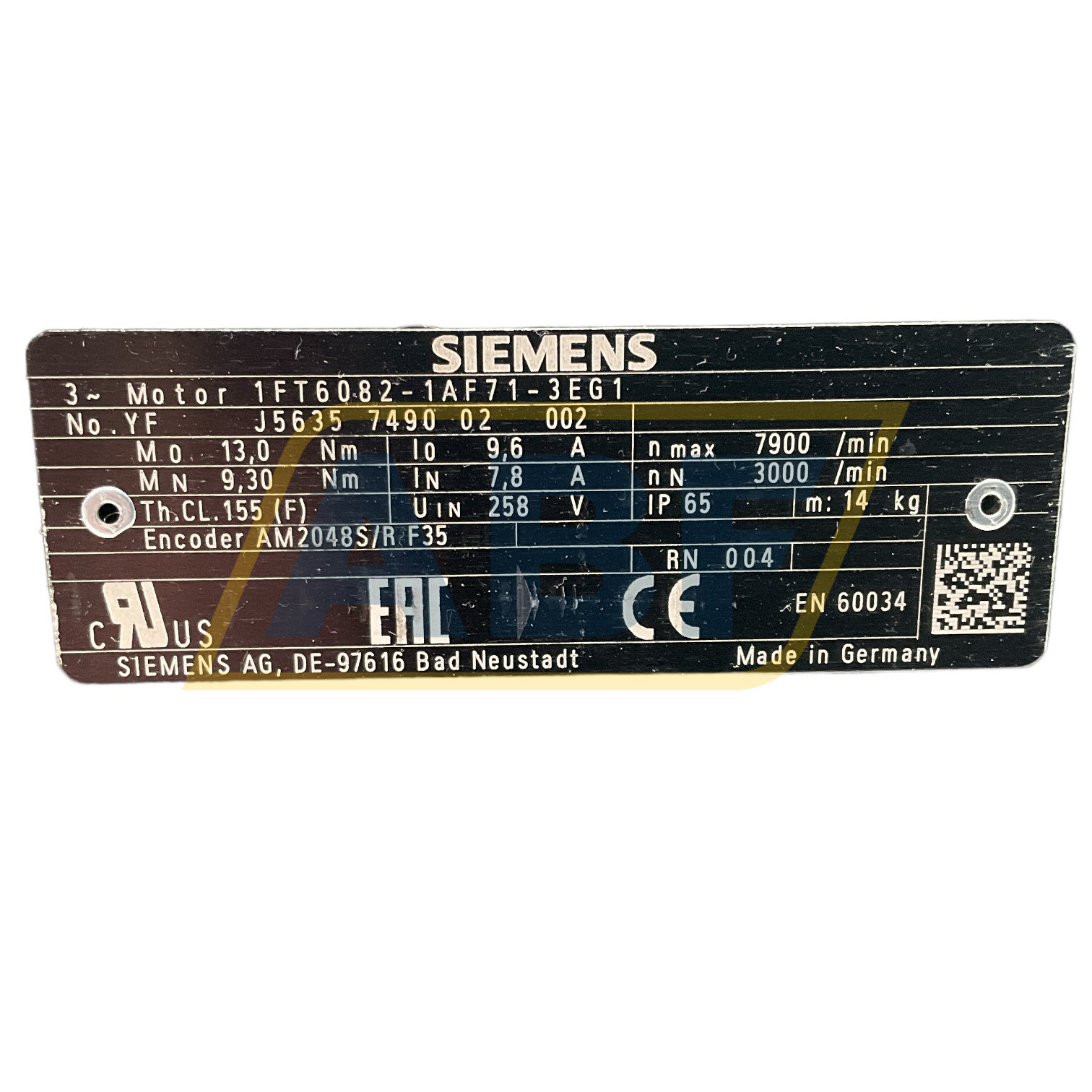 1FT6082-1AF71-3EG1 Siemens