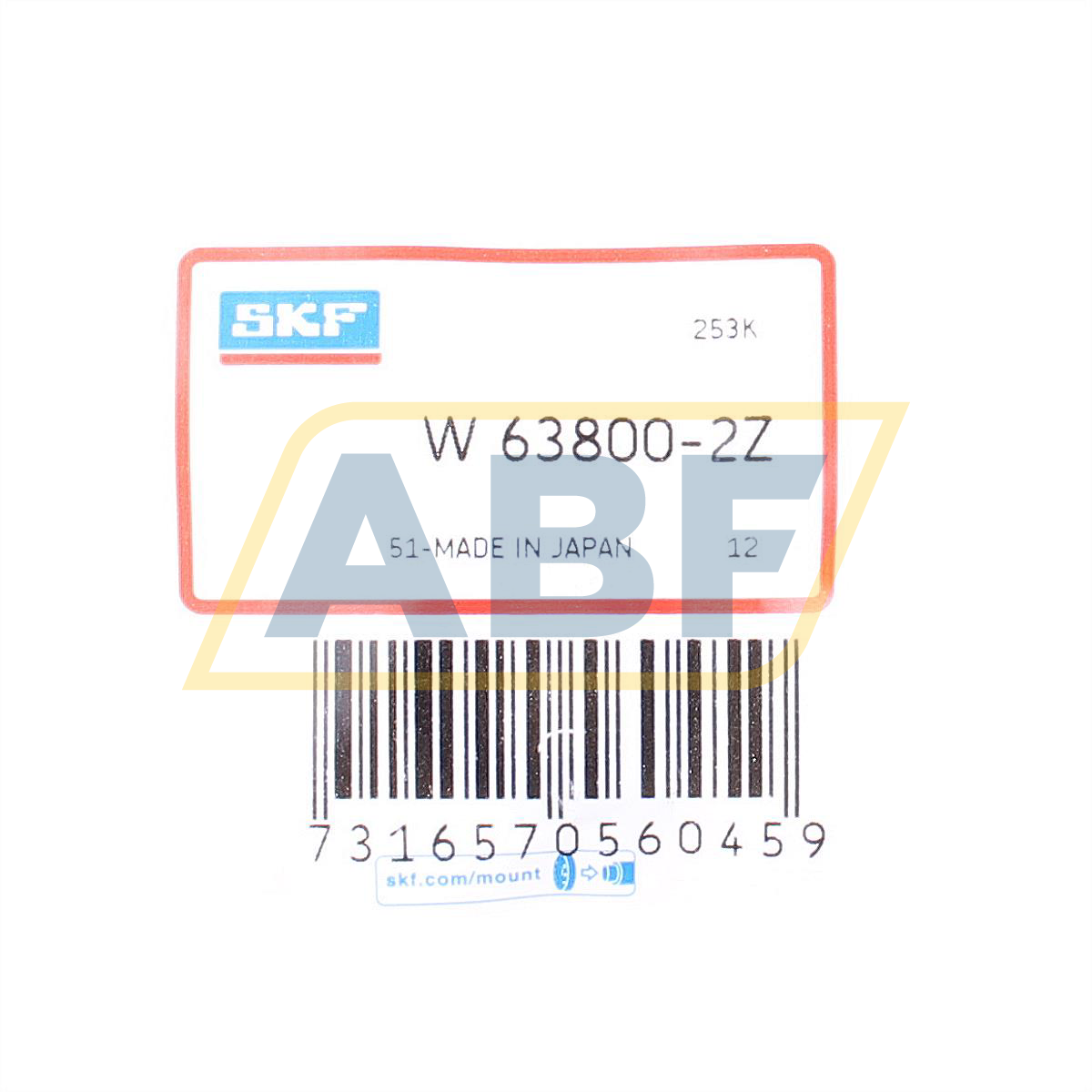 W63800-2Z SKF