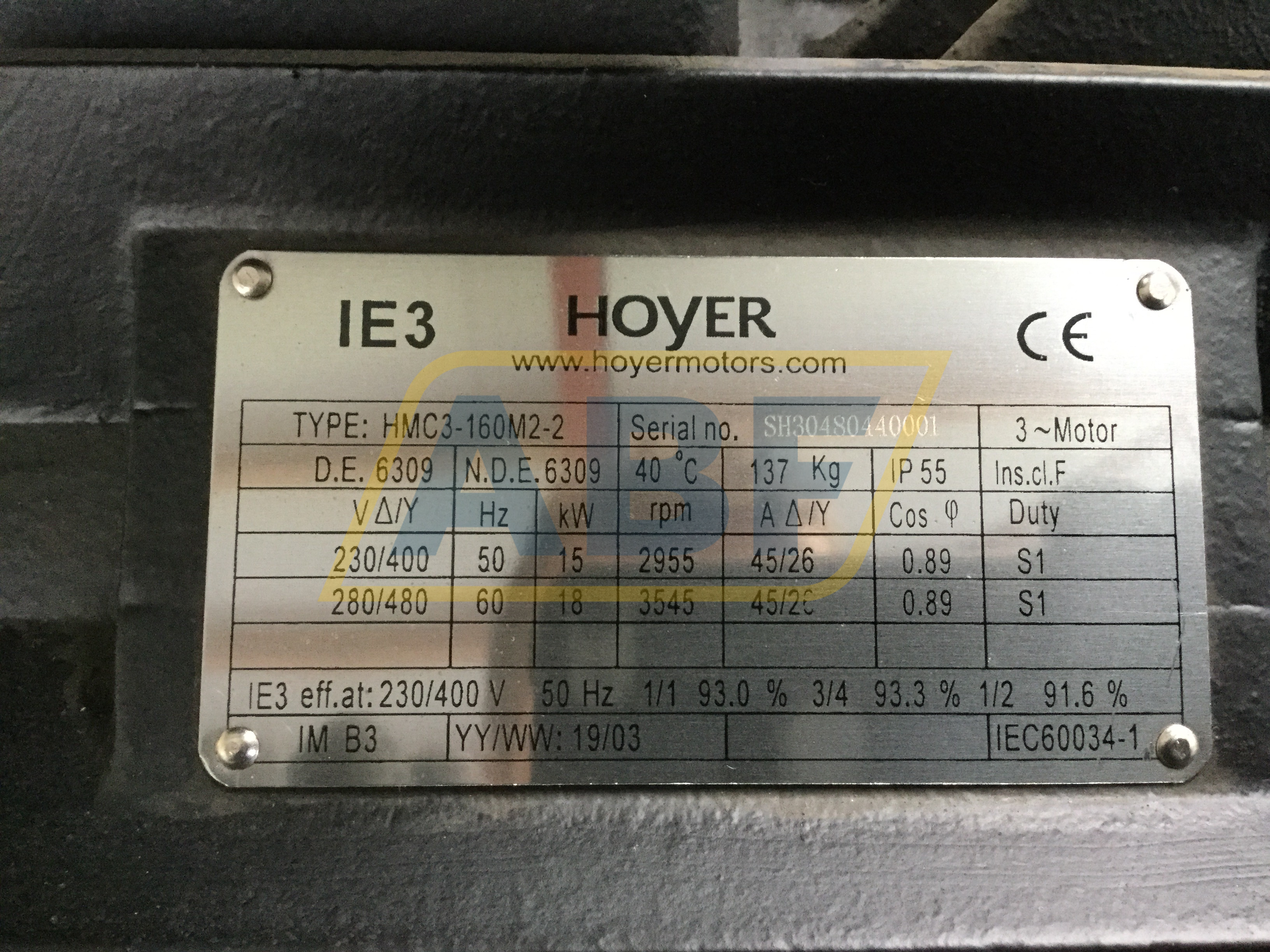 HMC3-160M2-2-B3 Hoyer