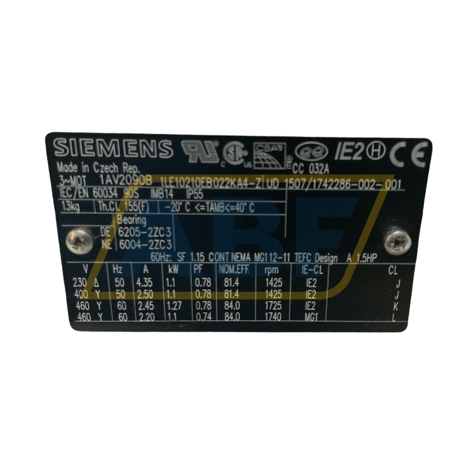 1LE1021-0EB02-2KA4-Z Siemens