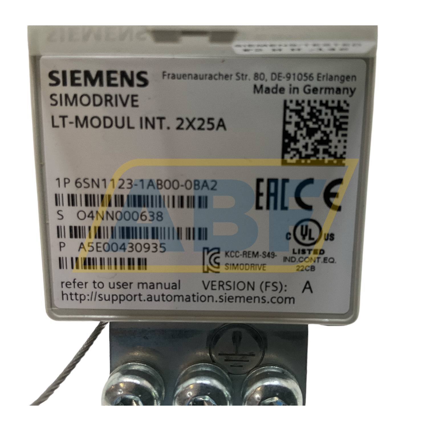 6SN1123-1AB00-0BA2 Siemens