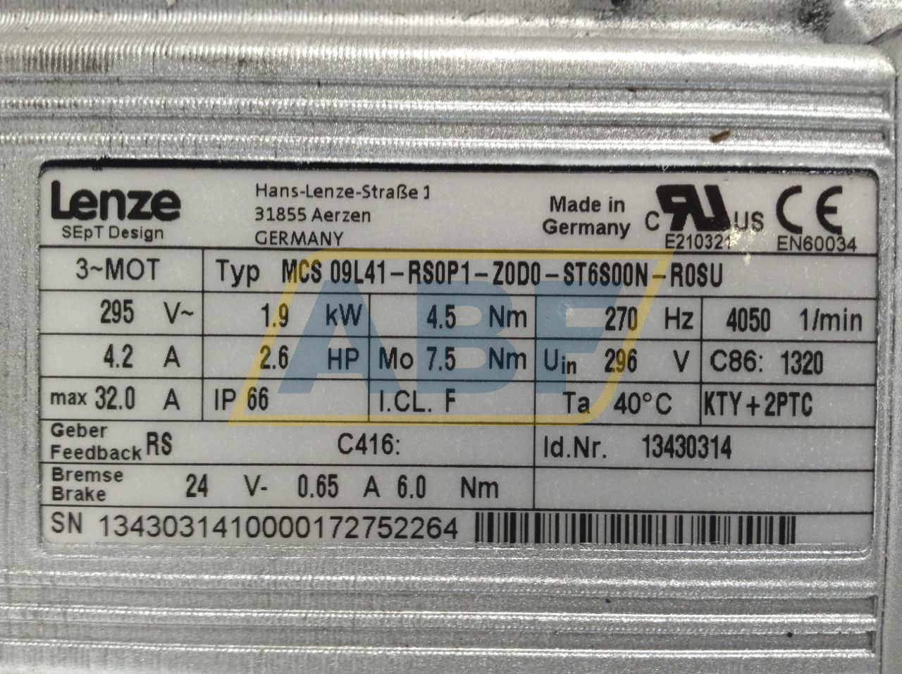 GKS06-3SHAR09LC41 Lenze