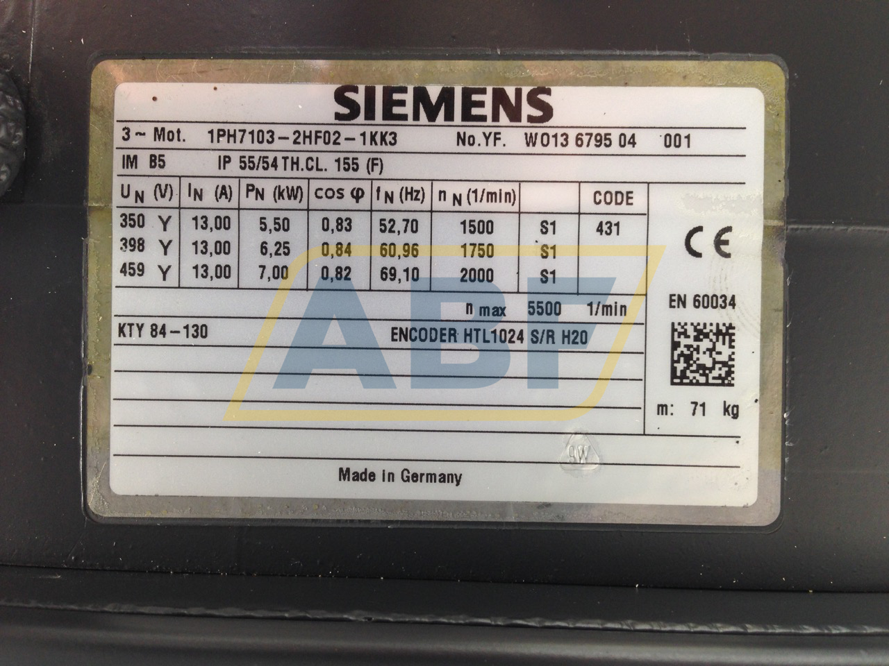 1PH7103-2HF02-1KK3 Siemens
